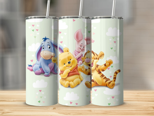 Cute Cartoon Design Tumblers with Beloved Characters