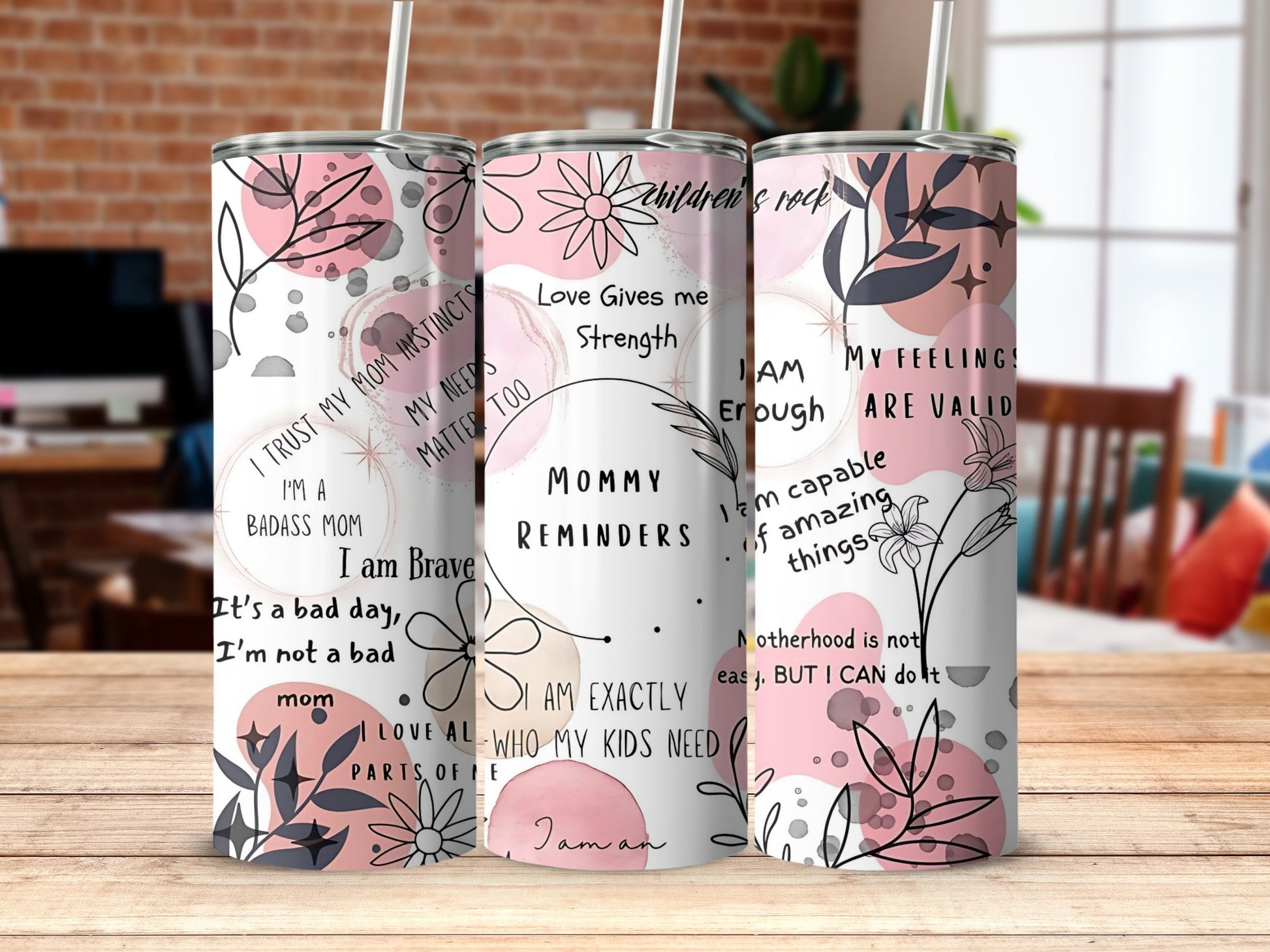 Mommy Reminders Motivational Tumbler Cups Product