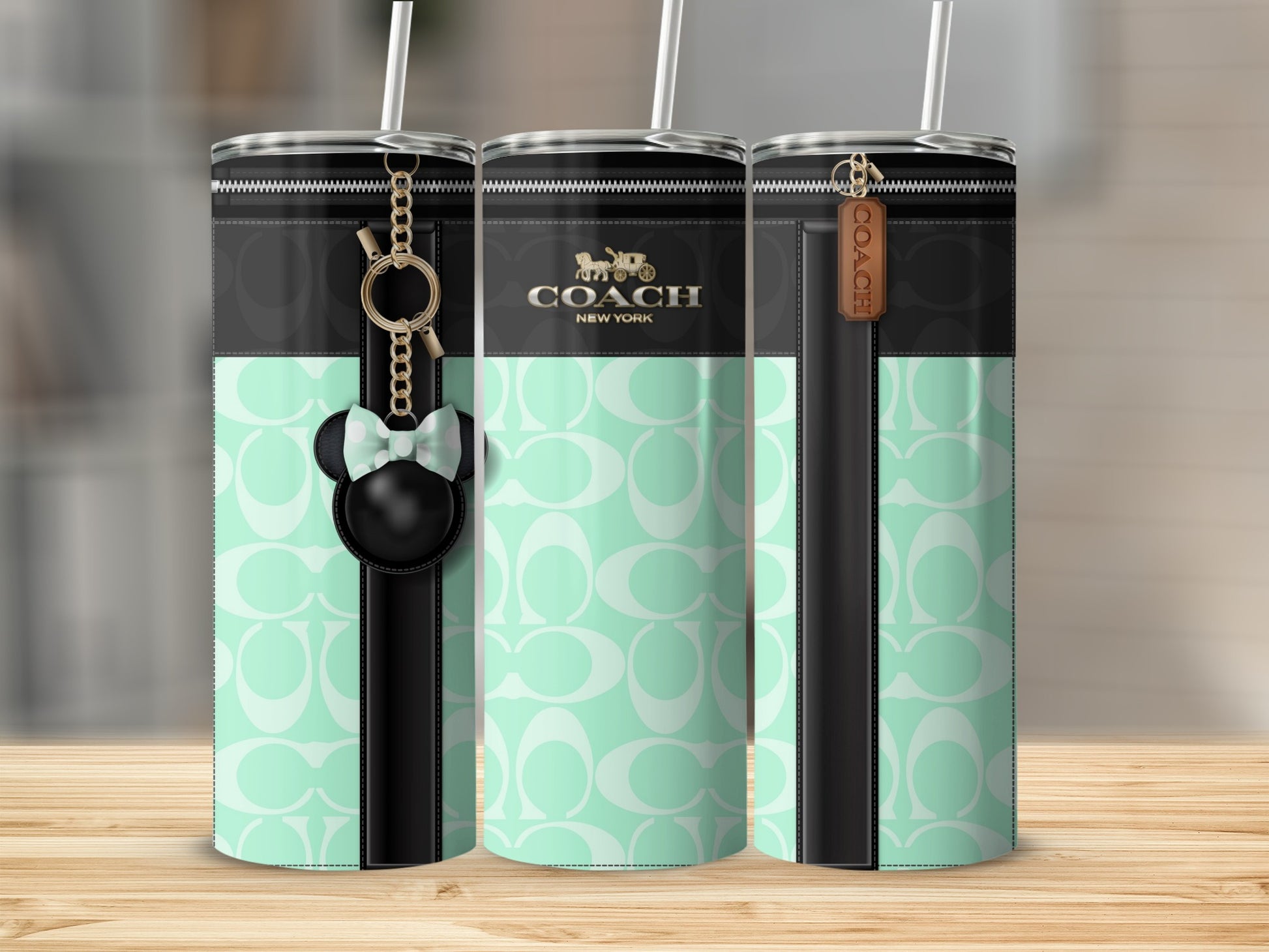 Stylish Coach New York Insulated Travel Tumbler