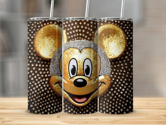 Sparkling Mouse Character Design Tumbler for All Ages