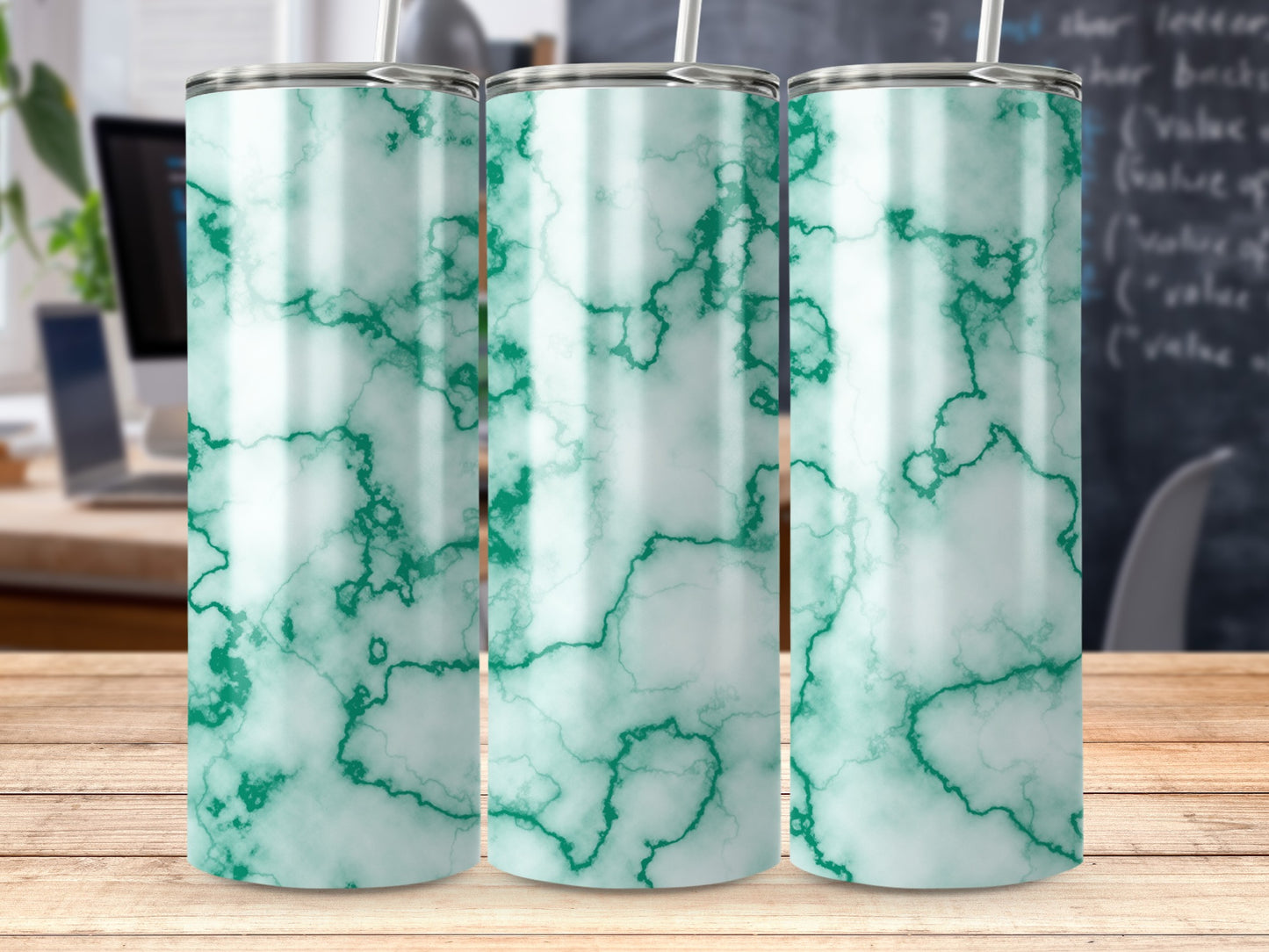 Green White Marble Pattern Tumbler product type