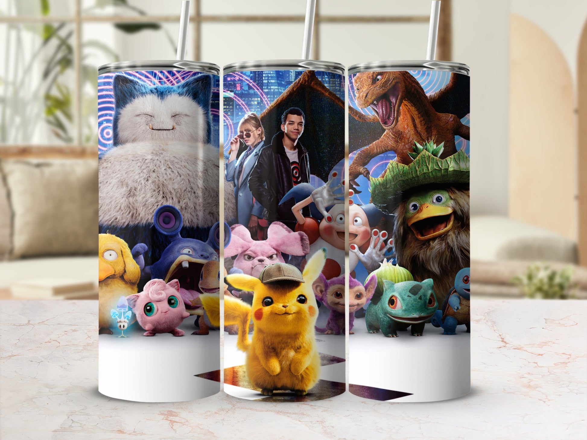 Vibrant Cartoon Characters Insulated Tumbler Product