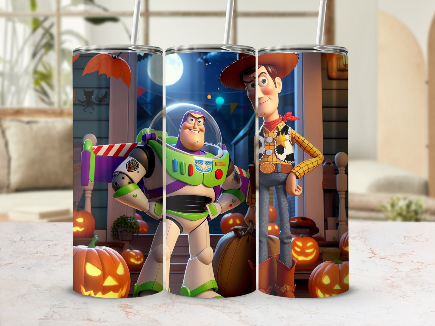 Buzz Lightyear and Woody Halloween Tumbler Collection