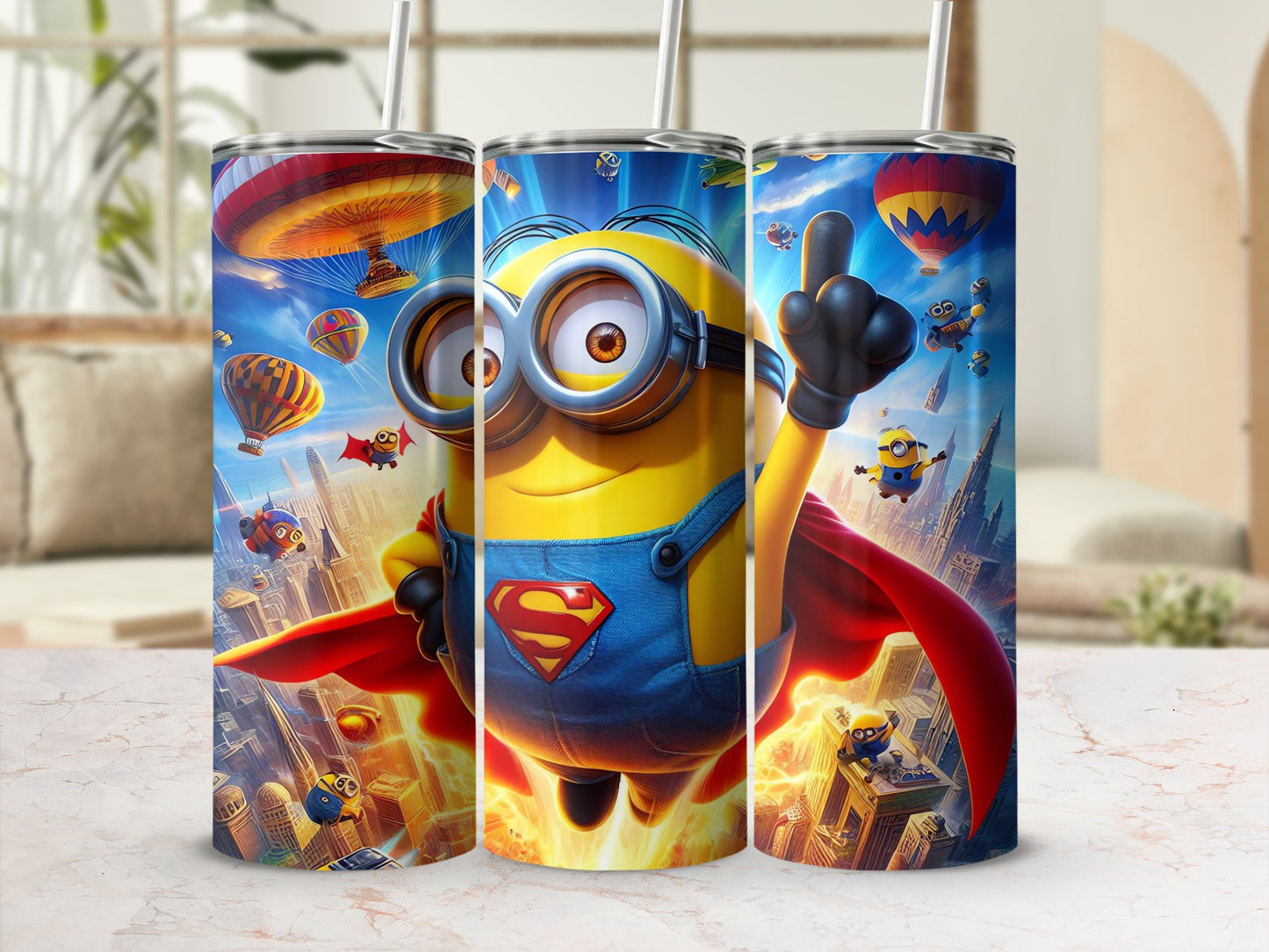 Superhero Minion Tumbler for Fun and Unique Drinks