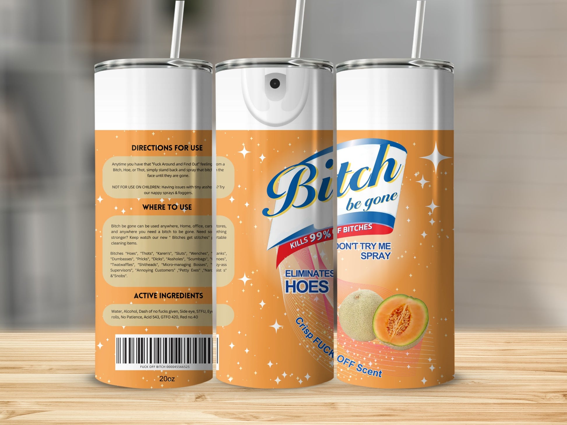 Bitch Be Gone Spray Eliminates Hoes Crisp Scent Spray