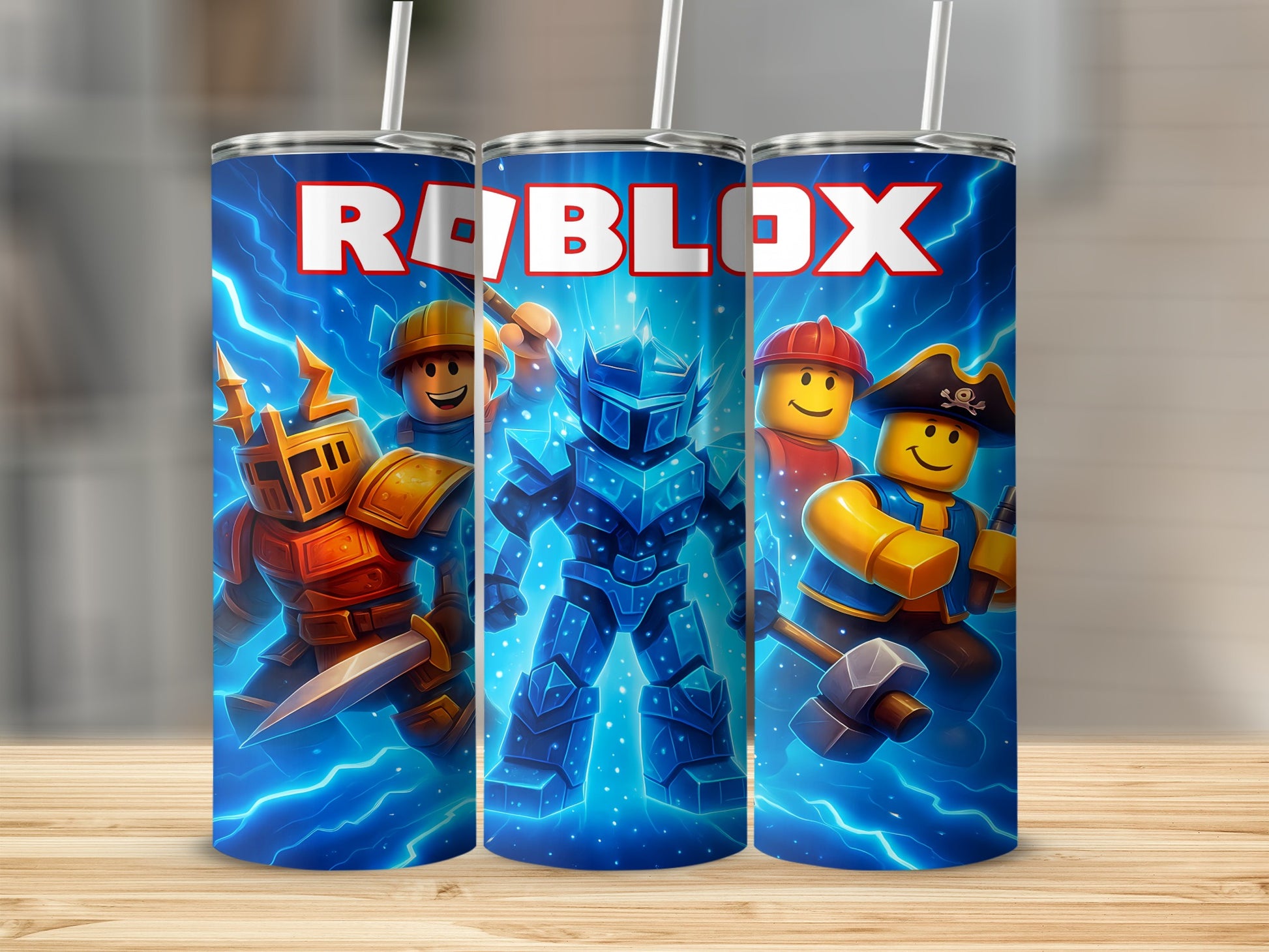 Roblox Themed Graphic Tumbler Cup for Gamers