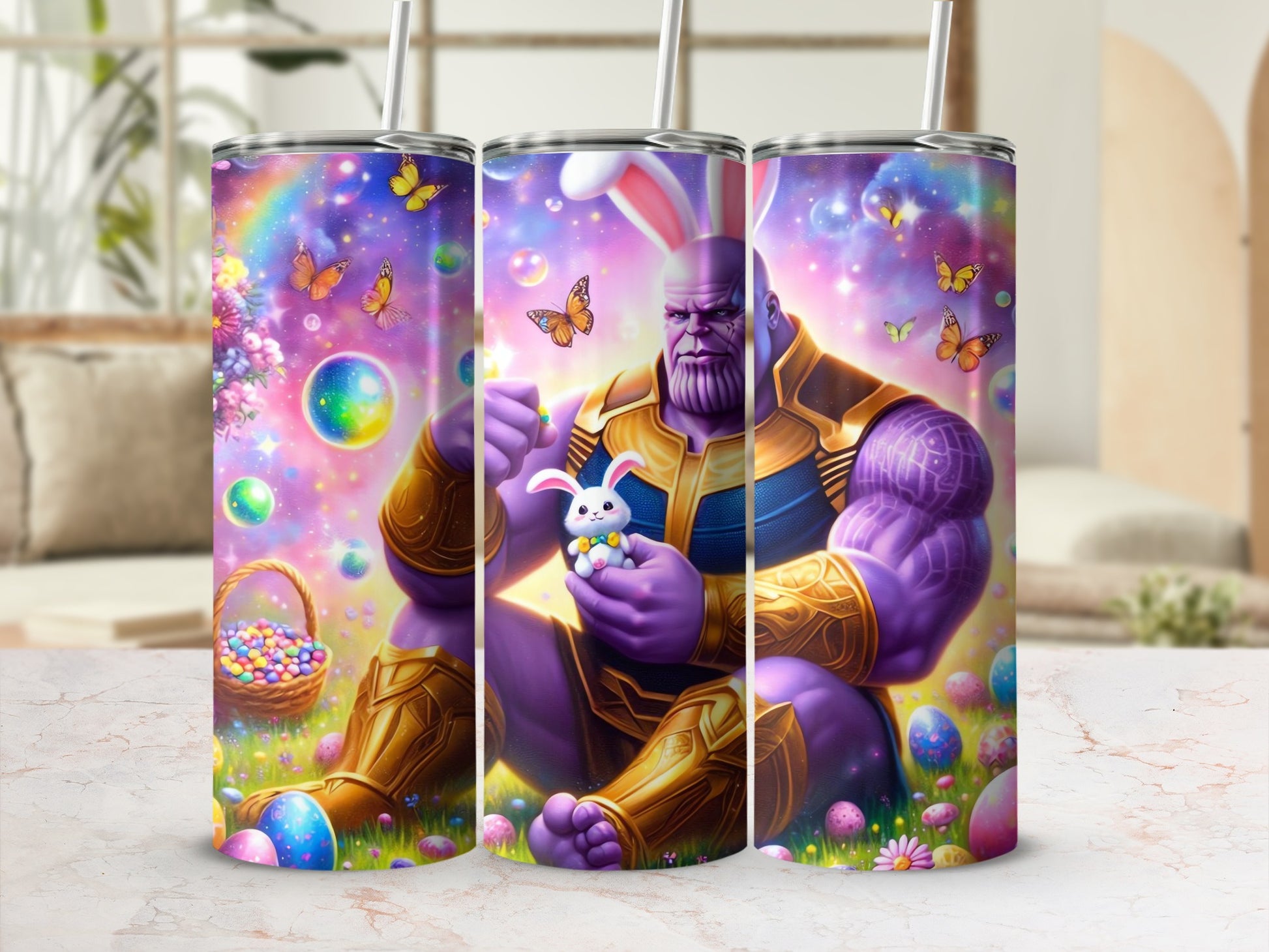 Thanos Bunny Ears Easter Eggs Butterflies Fantasy product type