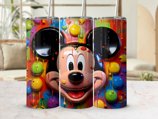 Colorful Dripping Mickey Mouse Tumbler product