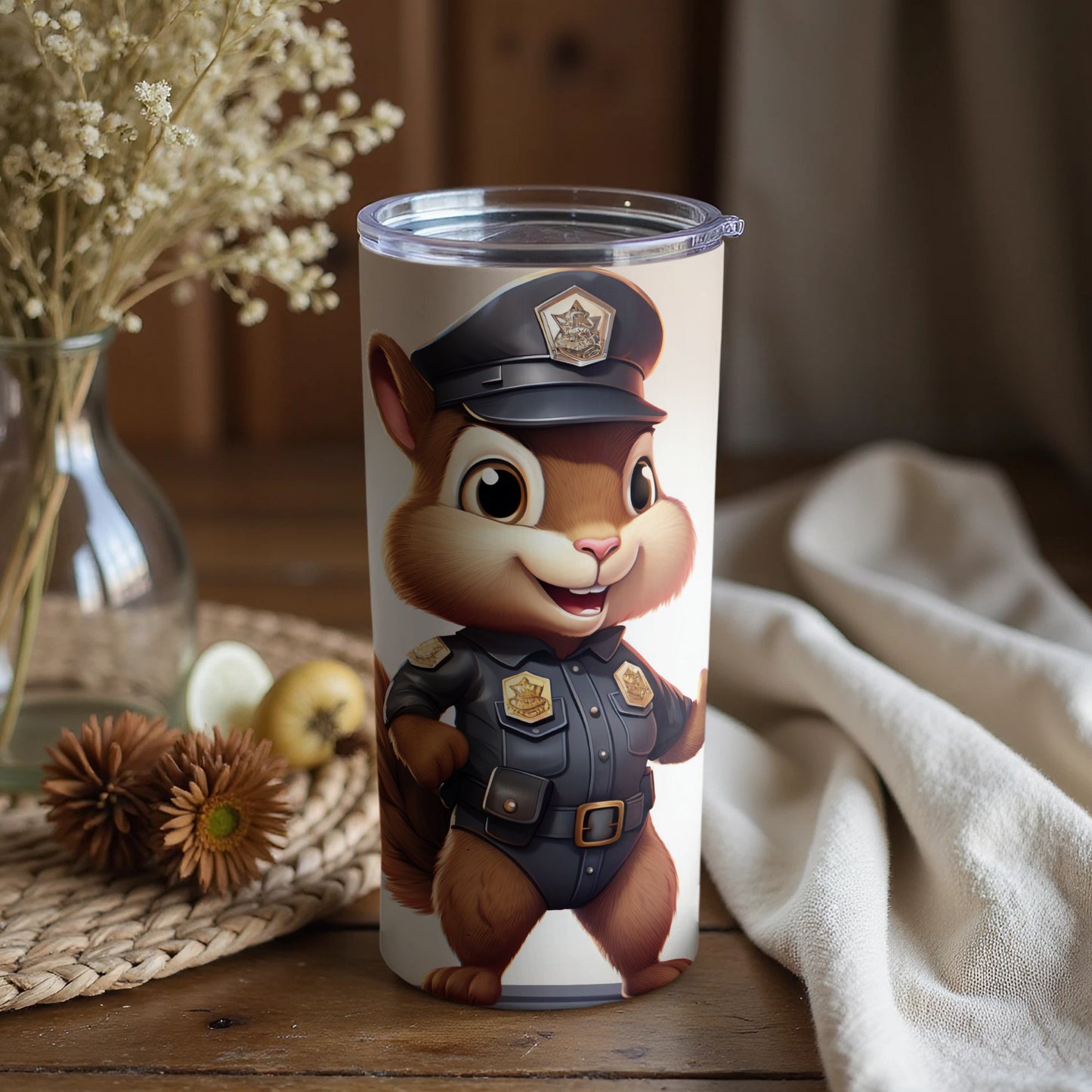 Cute Squirrel Police Officer Character Tumbler product type
squirrel tumbler
police officer
cartoon animal
cute character
uniform design
law enforcement
funny squirrel
animal hero
beverage holder
drinkware gift
unique tumbler
wildlife art
officer squirrel
cop character
animated design
kids tumbler
novelty drinkware
squirrel fan
police themed
custom tumbler