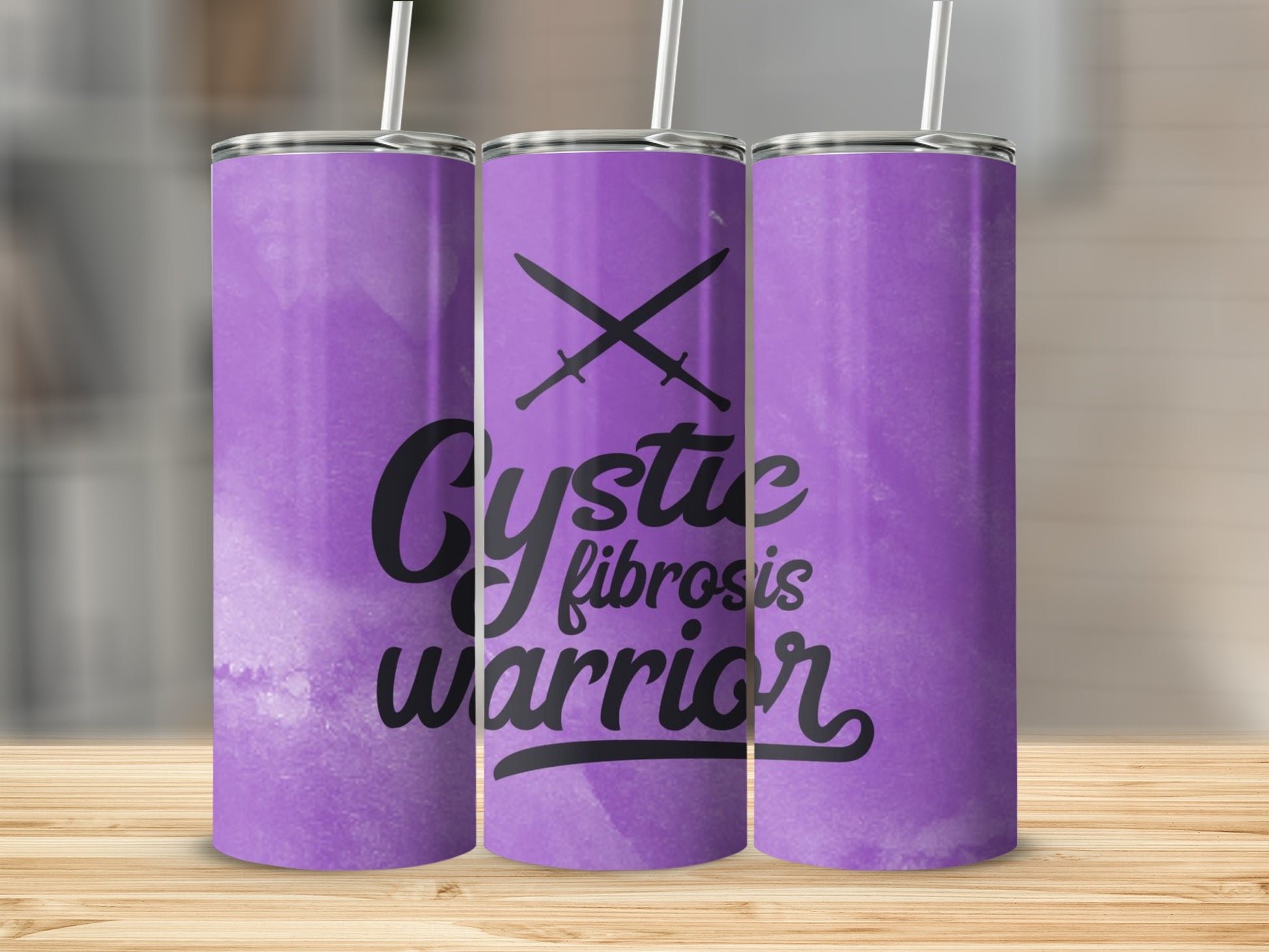 Cystic Fibrosis Warrior Custom Tumbler Cup