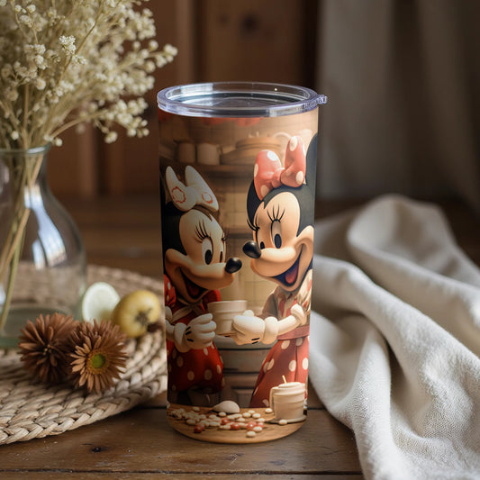 Adorable Minnie Mouse Duo Tumbler for Fun Moments