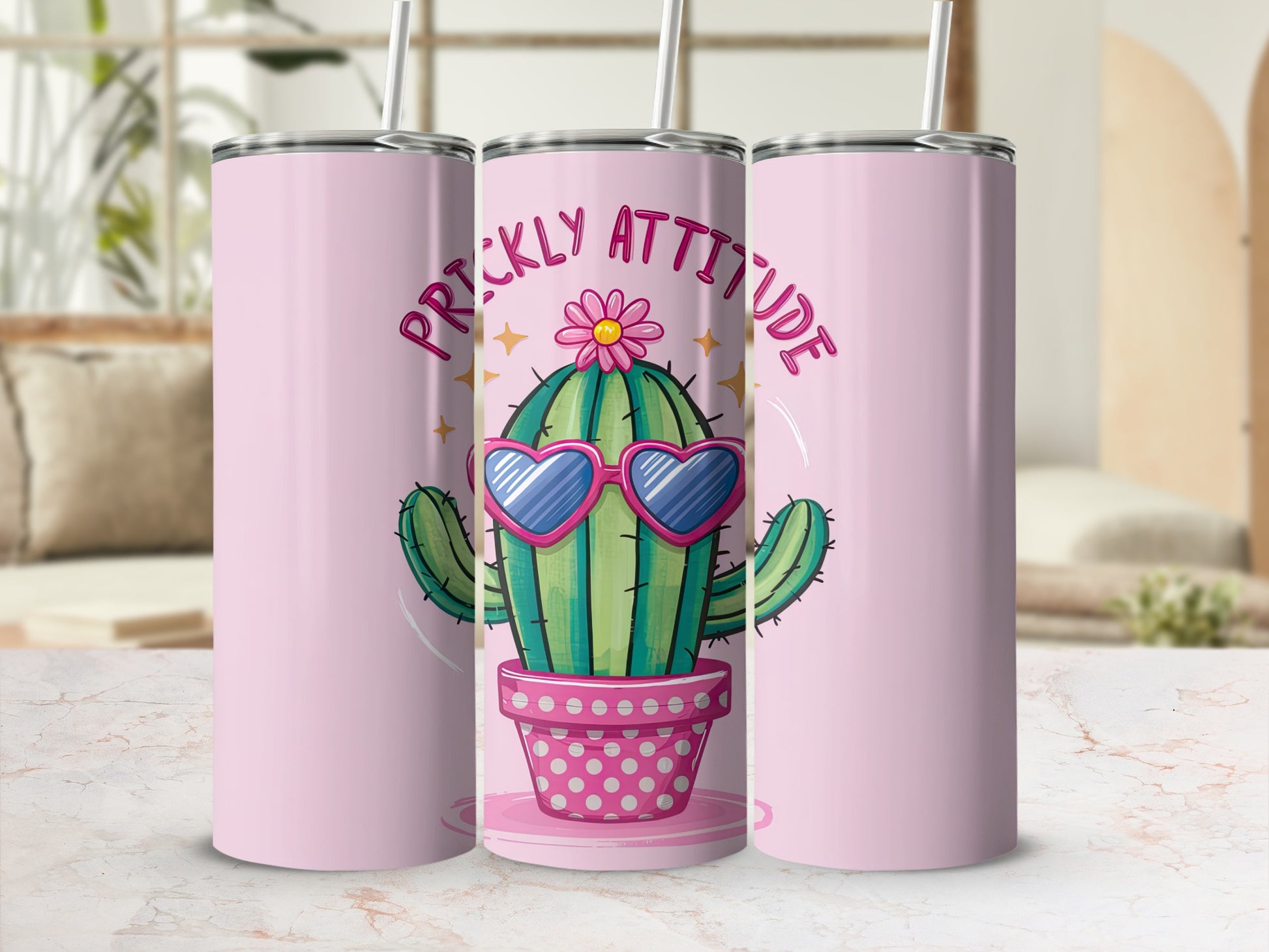 Pink Prickly Attitude Cactus Sunglasses Flower product type