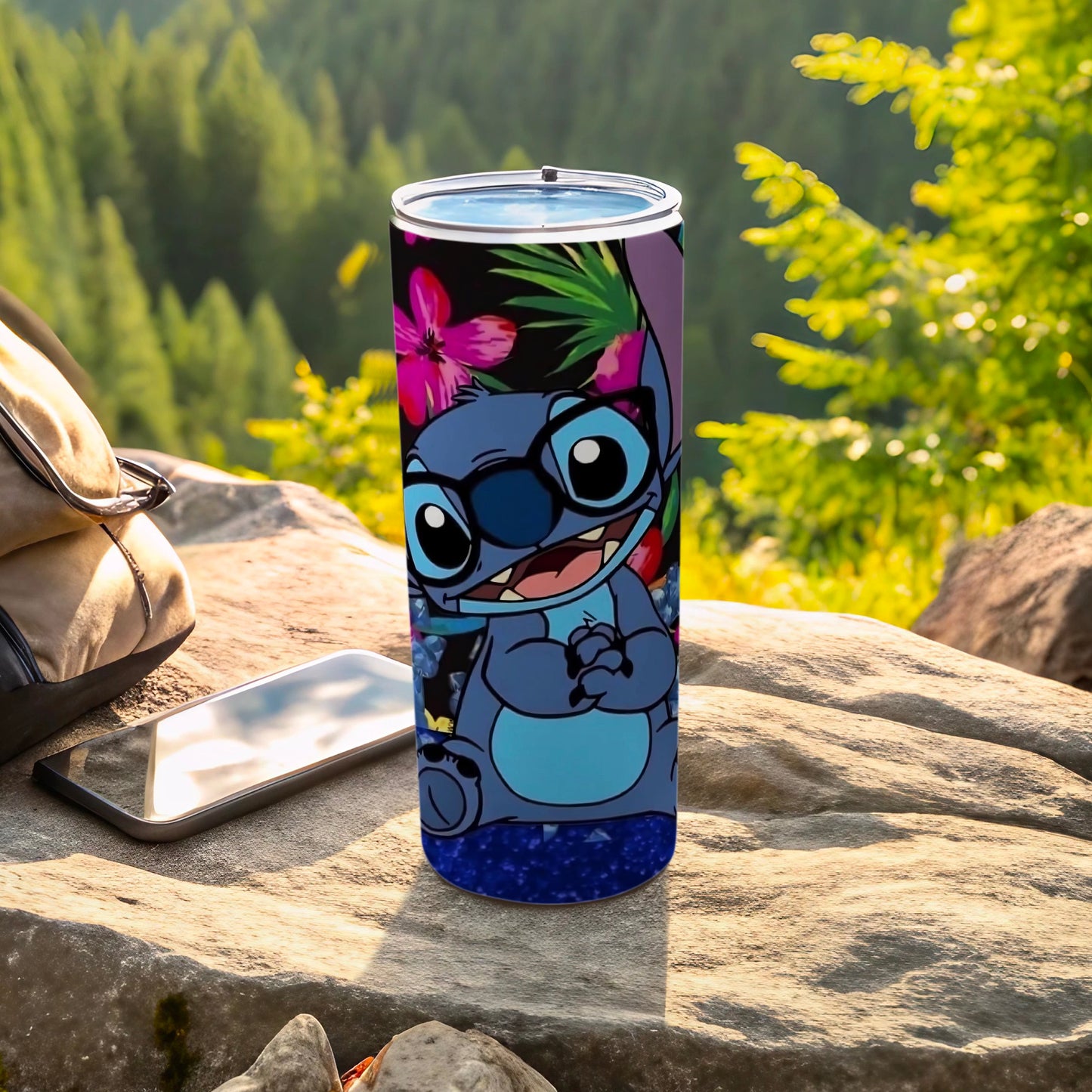 Cute Animated Character Outdoor Adventure Tumbler
