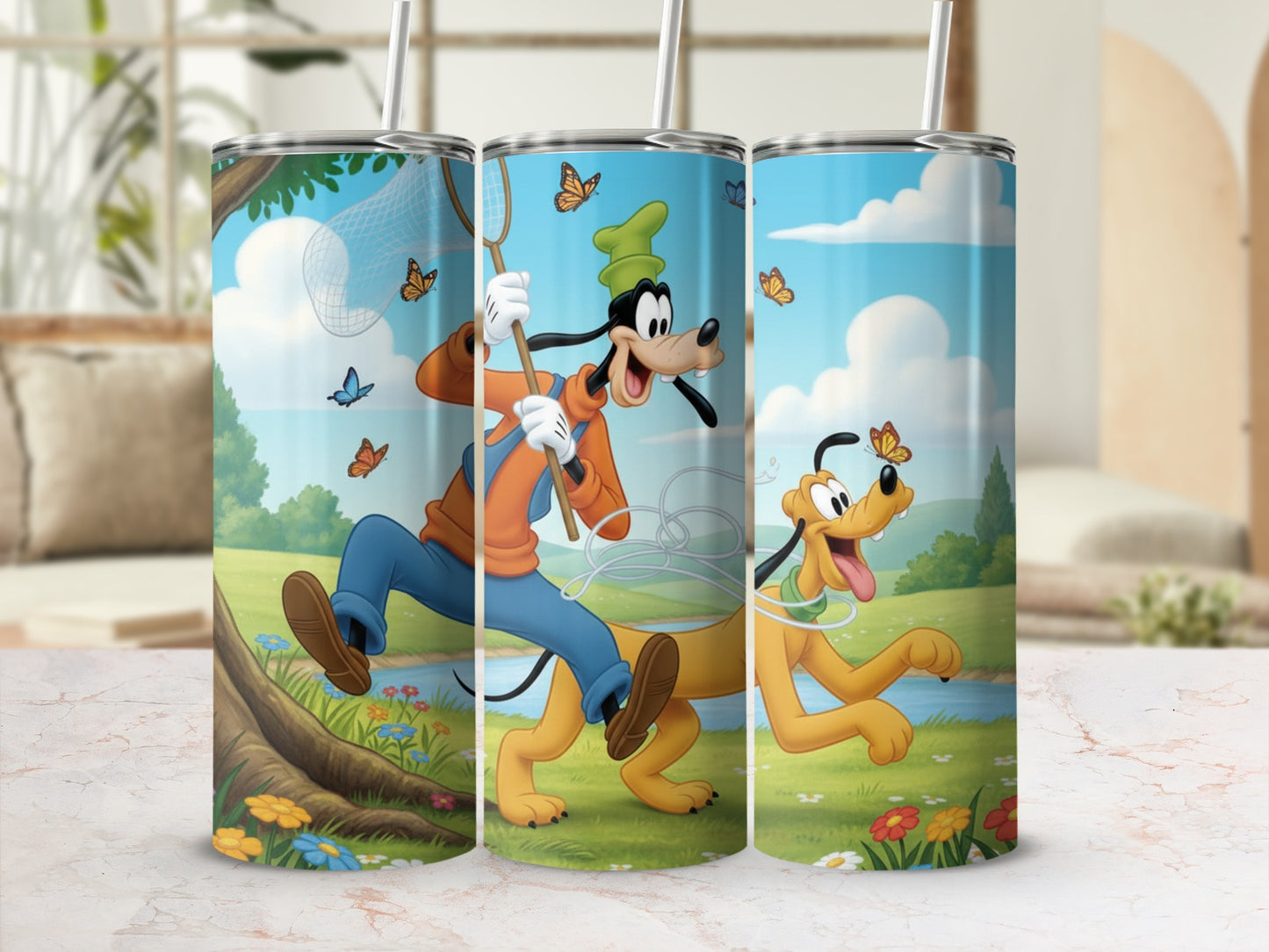 Goofy and Pluto Outdoor Adventure Tumbler Drinkware