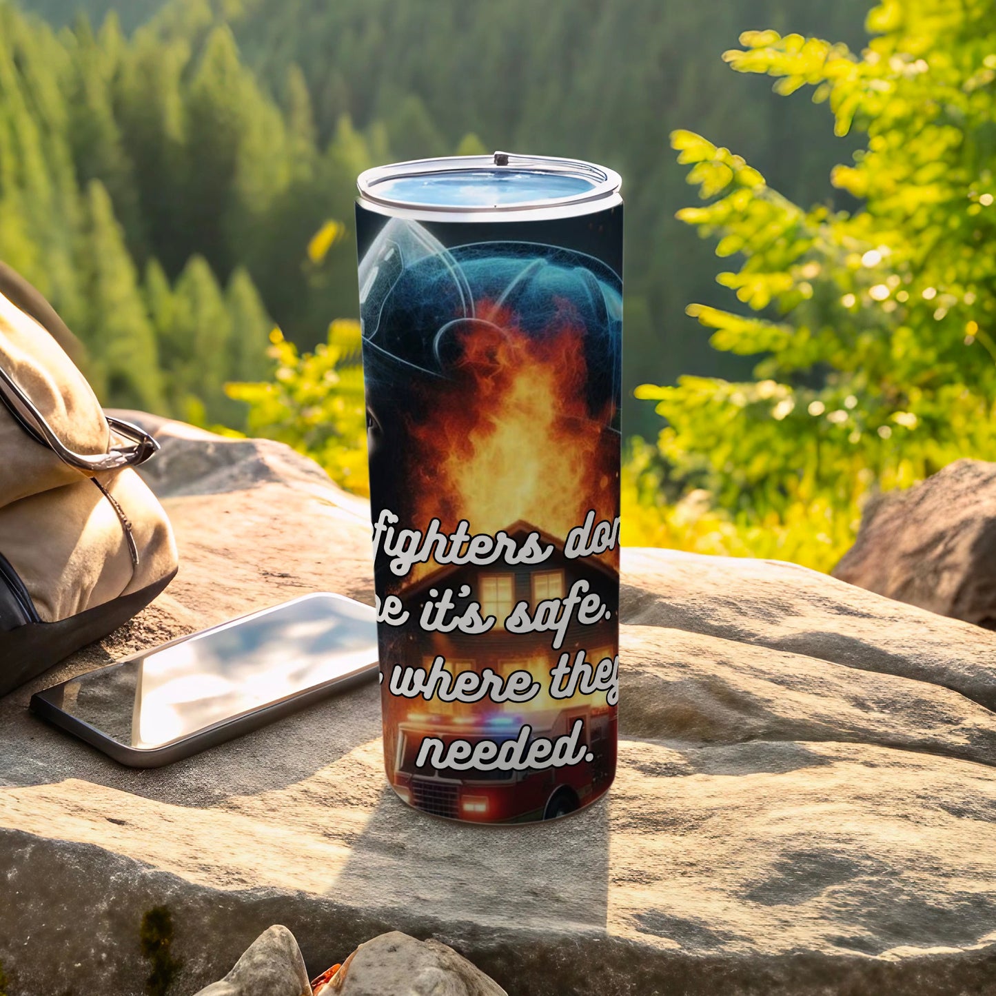 Firefighters Design Travel Tumbler for Everyday Use
