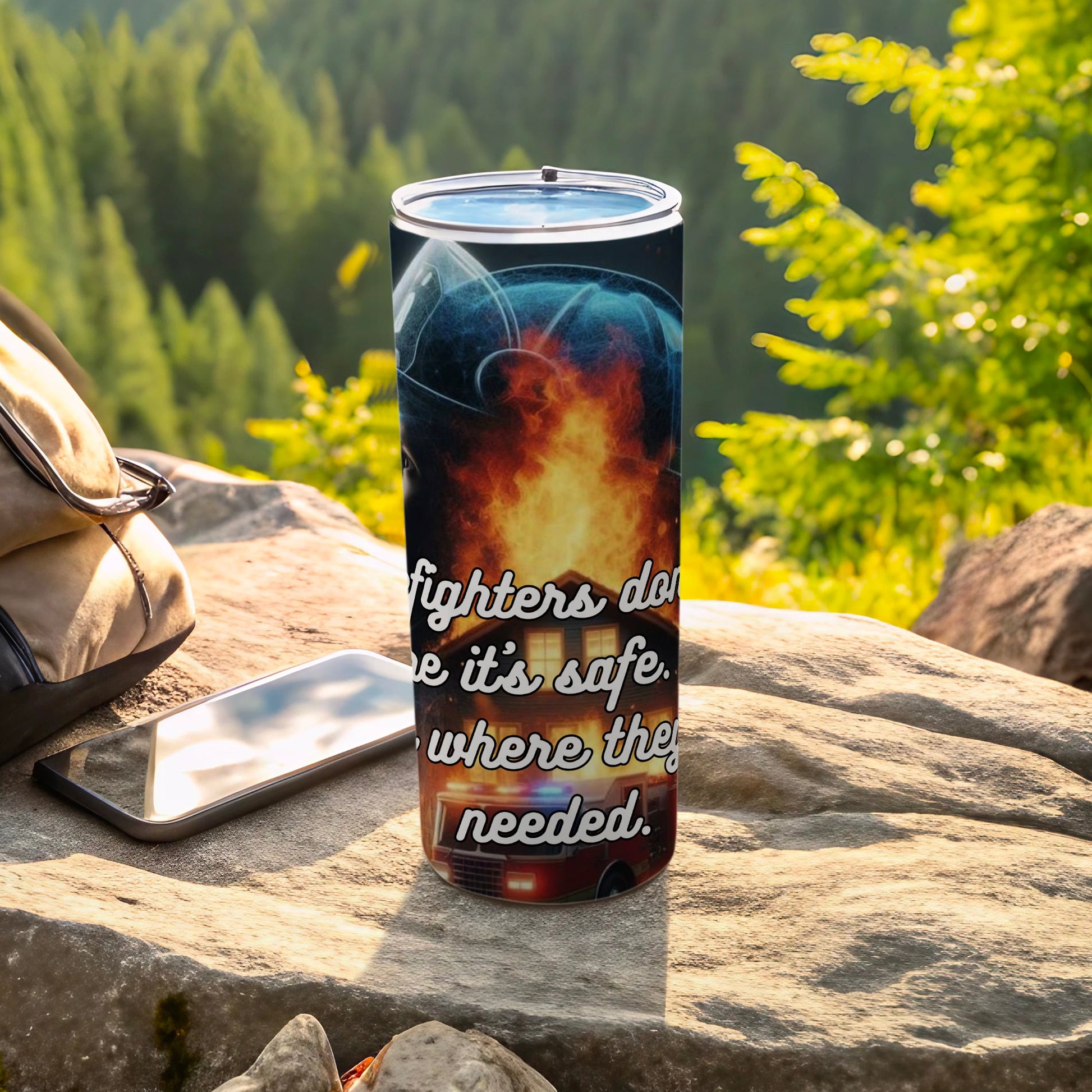 Firefighters Design Travel Tumbler for Everyday Use