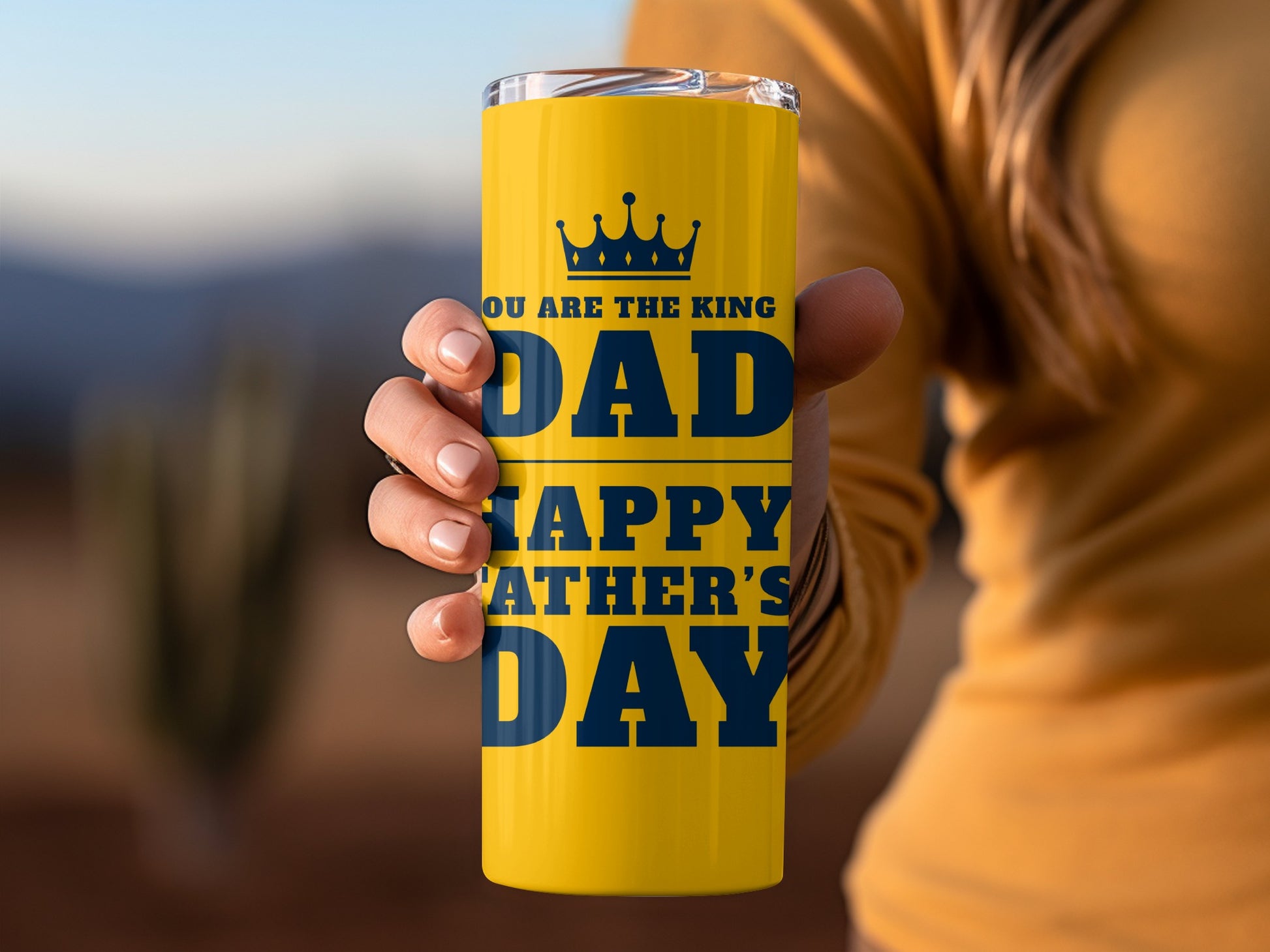 You Are The King Dad Happy Father's Day tumbler