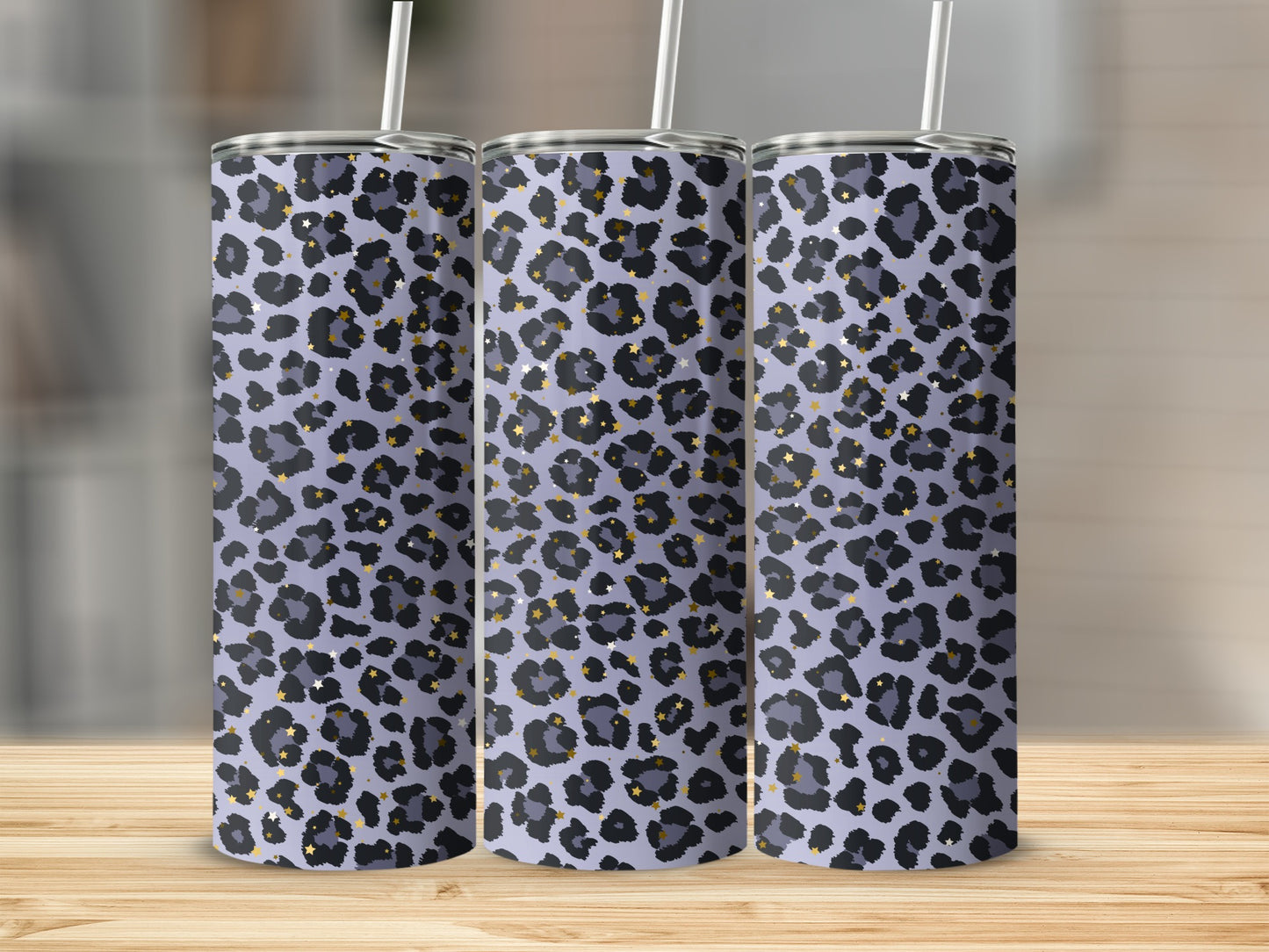 Stylish Leopard Print Tumbler for Trendy Beverages