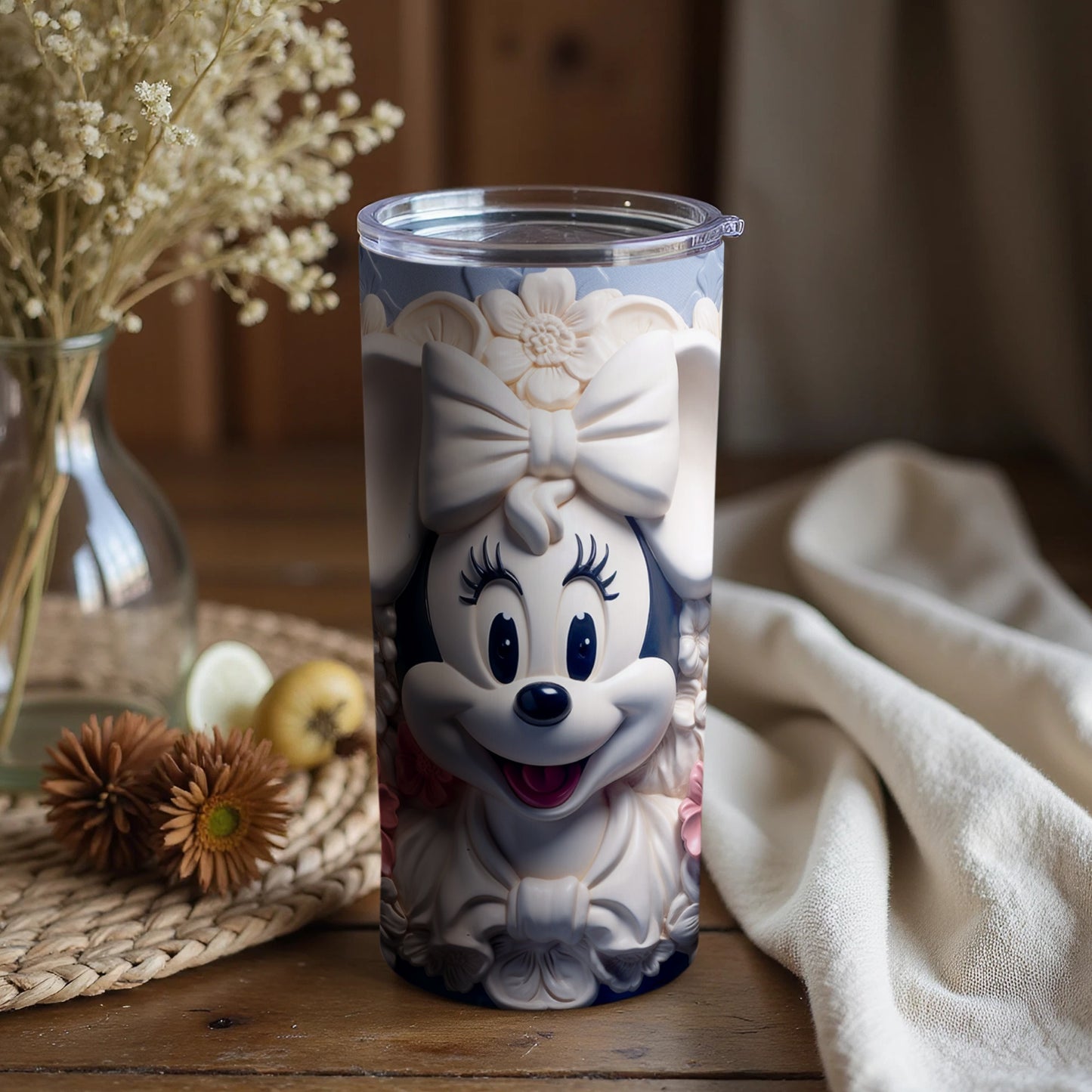 Adorable Disney Minnie Mouse Tumbler for Kids and Adults