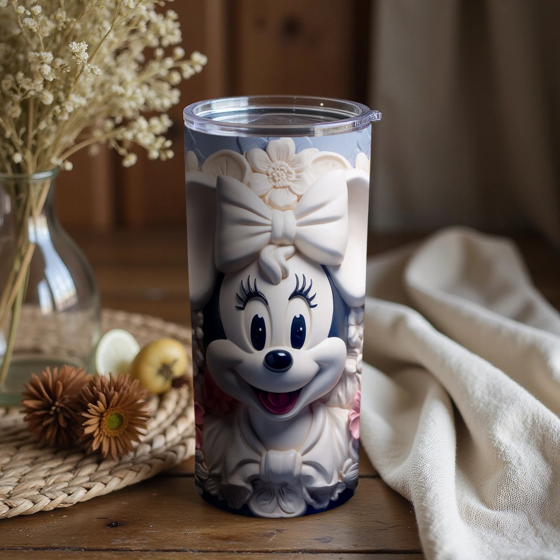 Adorable Disney Minnie Mouse Tumbler for Kids and Adults