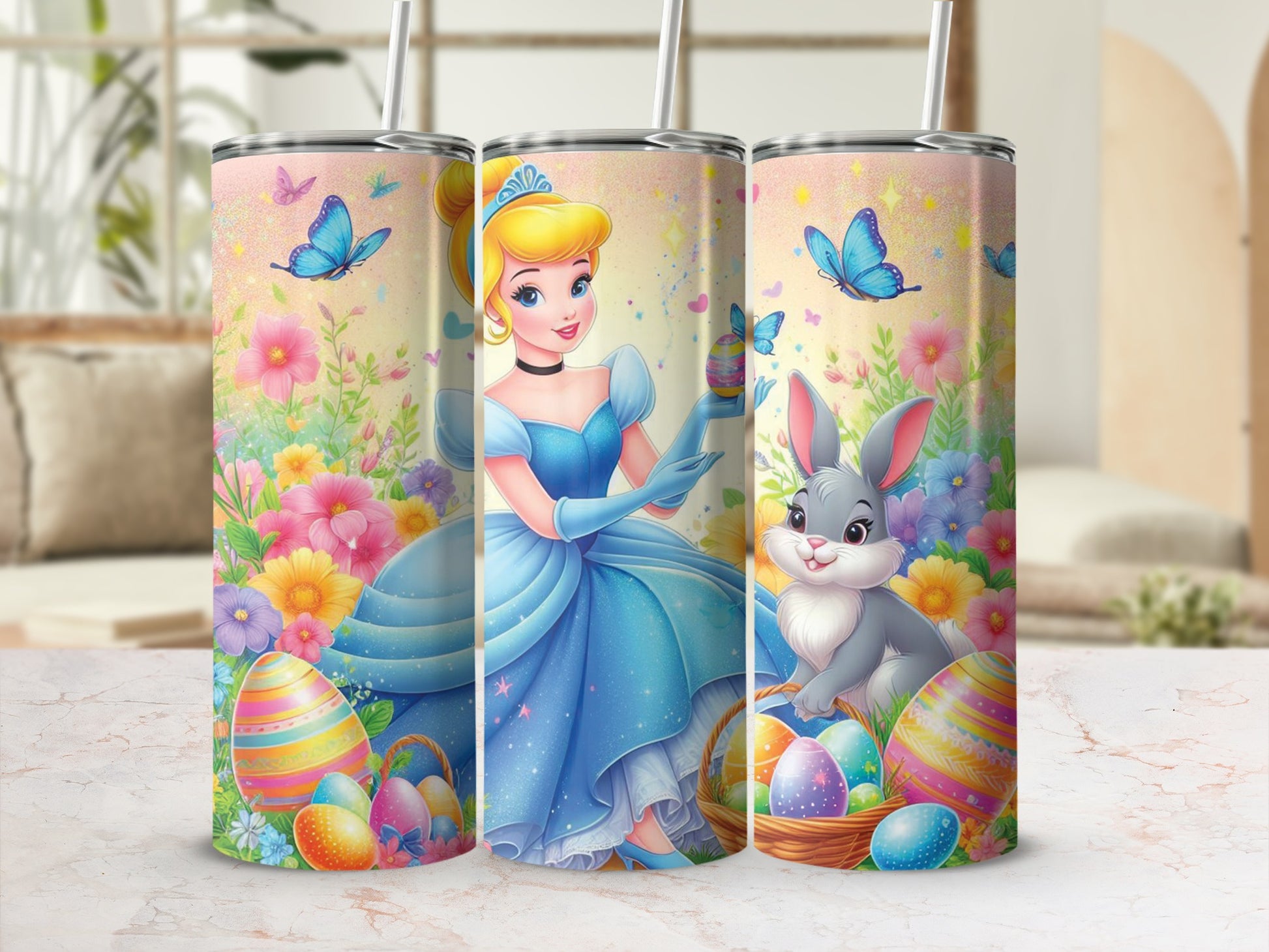 Cinderella Bunny Easter Eggs Spring Flowers product type