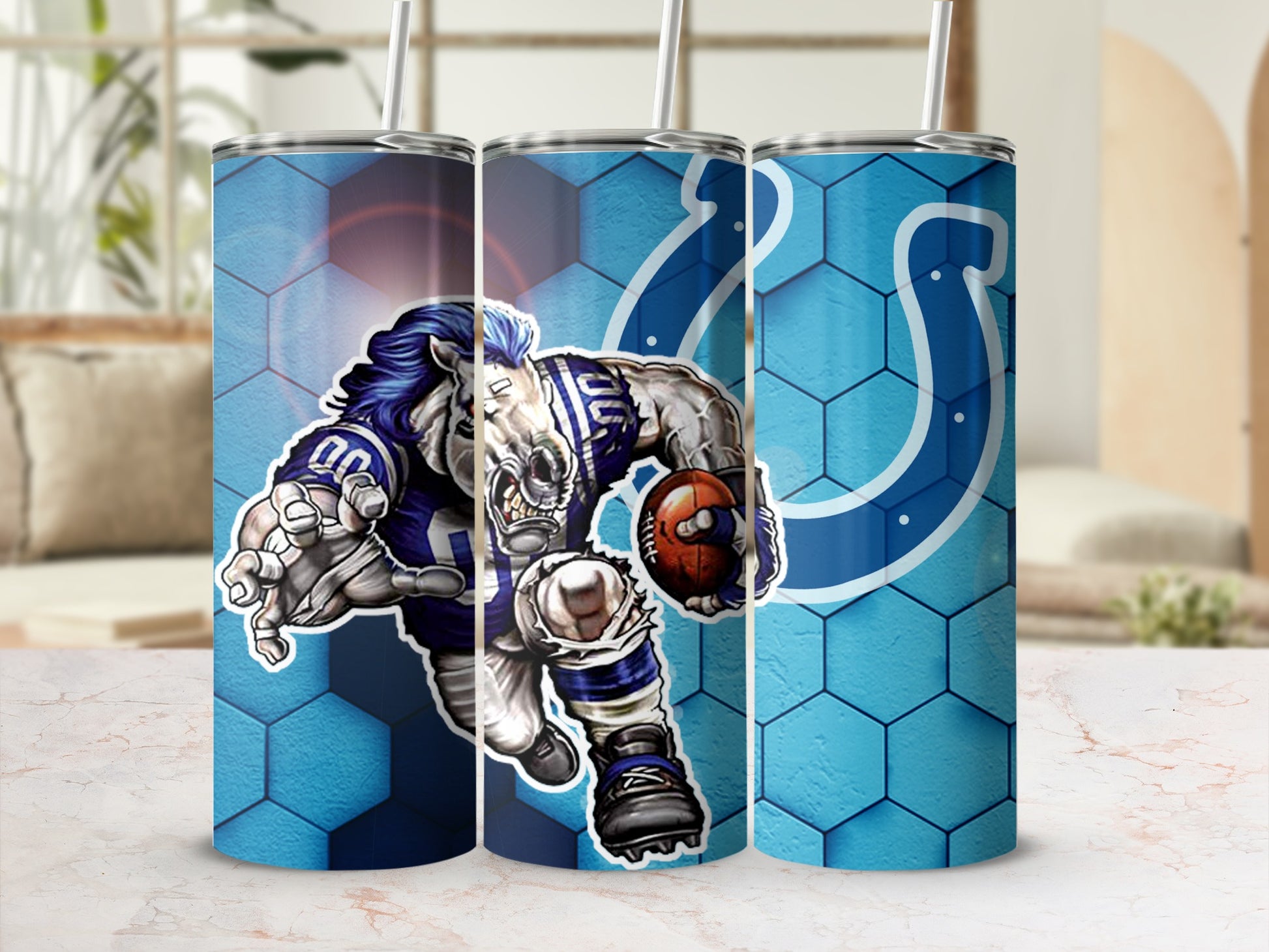 Fierce Sports Mascot Printed Tumbler for Fans