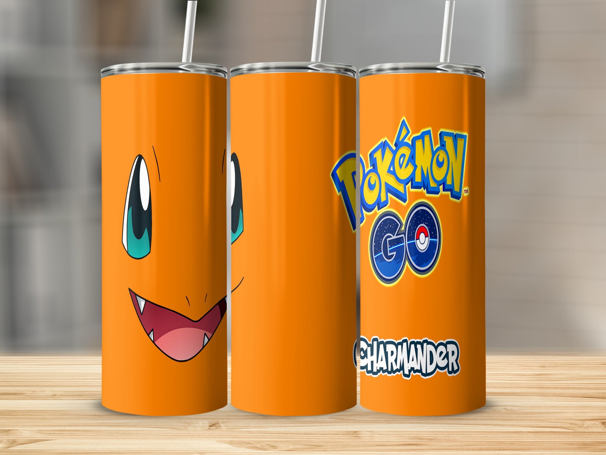 Pokémon GO Charmander Tumbler With Straw 20oz