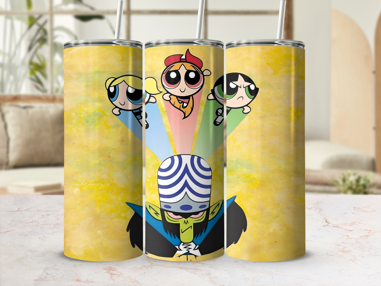 Colorful Cartoon Character Design Insulated Tumbler