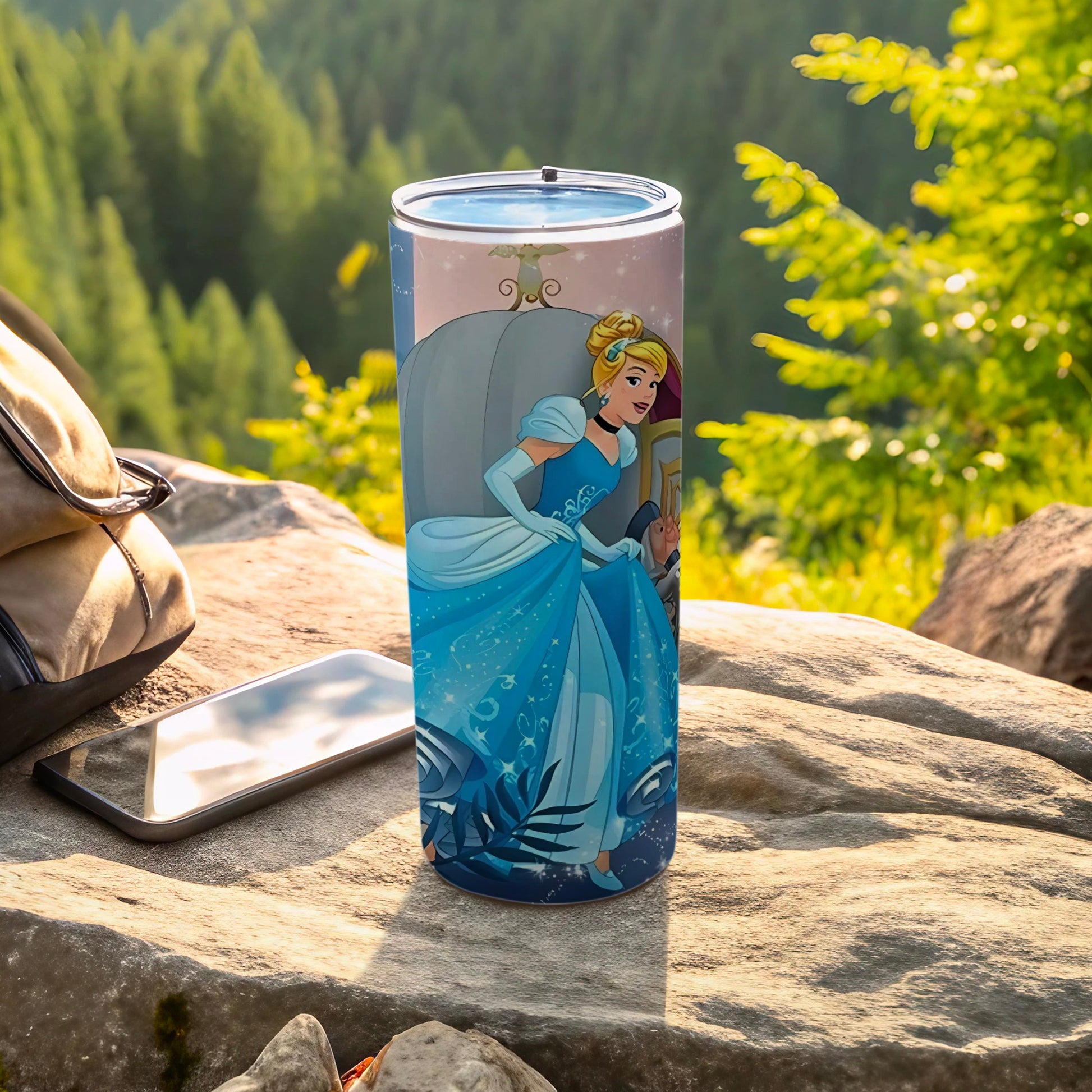 Cinderella Design Tumbler for Outdoor Adventures