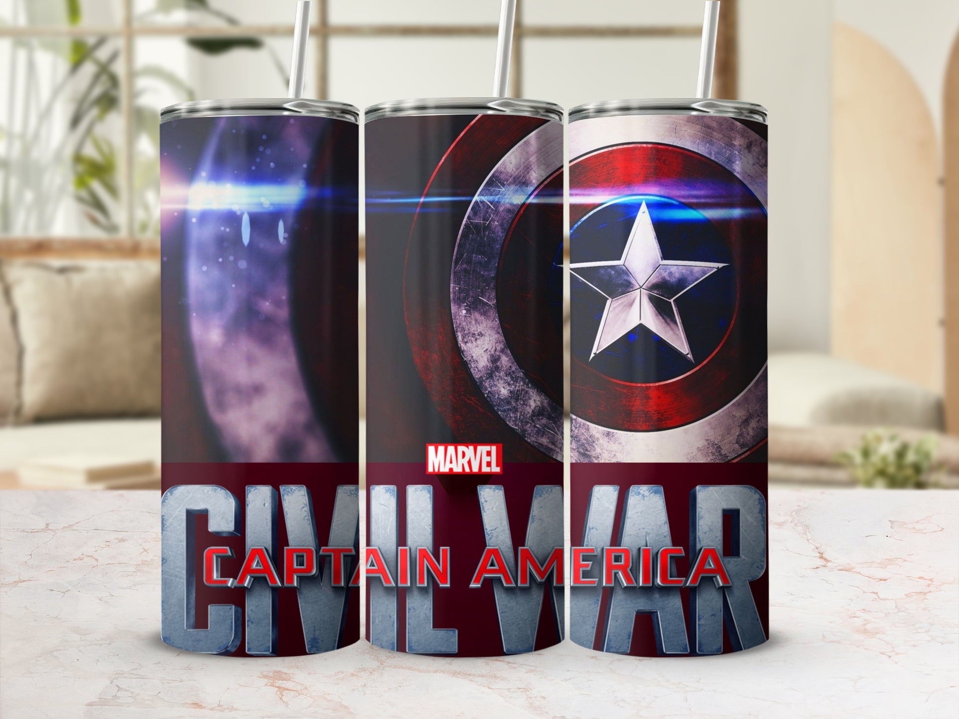 Marvel Civil War Captain America Shield Tumbler product type