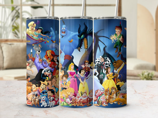 Classic Disney Movie Scene Stainless Steel Tumbler