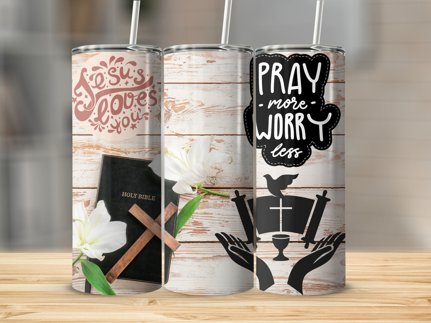 Lovely Graphic Tumbler With Inspirational Messages