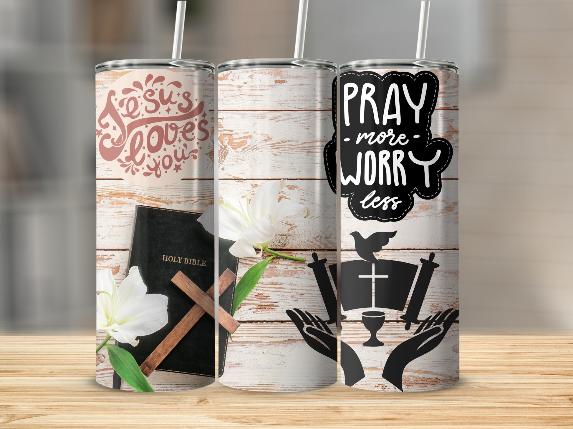 Lovely Graphic Tumbler With Inspirational Messages