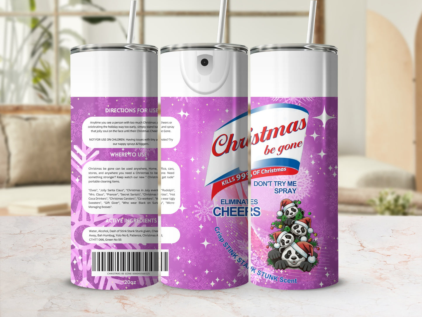 Christmas Be Gone Spray Eliminates Holiday Cheer