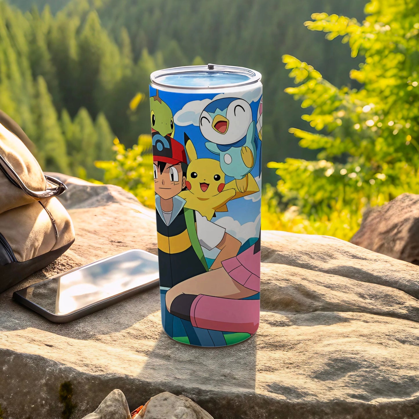 Colorful Anime Characters Travel Tumbler Cup
