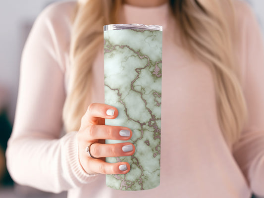 Luxury Beige Marble Texture Design Elegant Tumblers