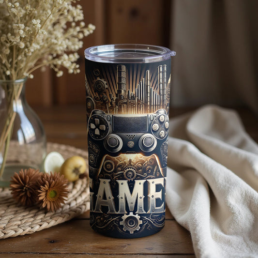 Unique Gaming Artwork Tumbler for Gamers 20 oz Cup