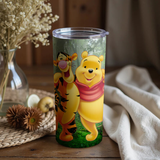 Winnie the Pooh and Tigger character tumbler