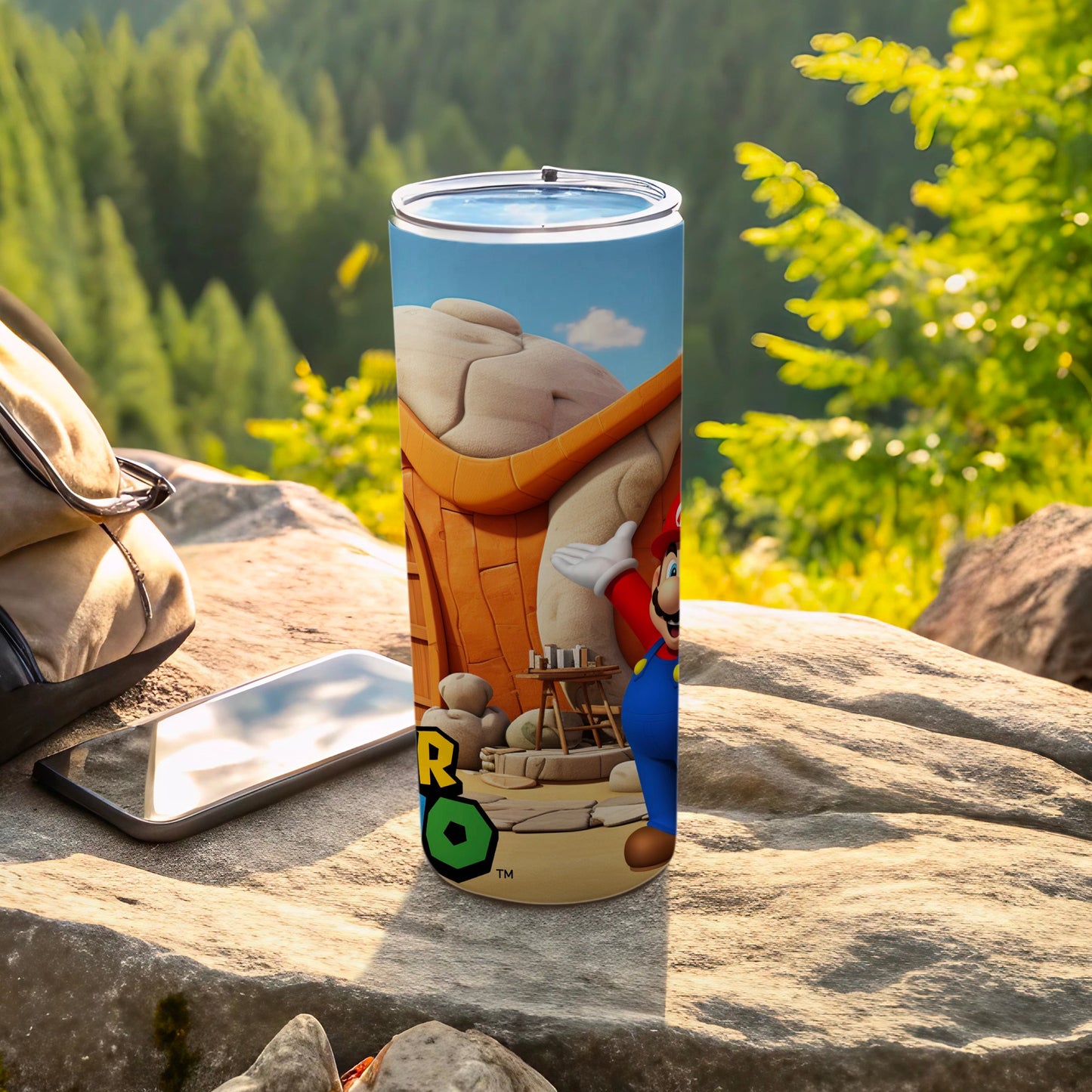 Animated Character Mountain Scene Tumbler