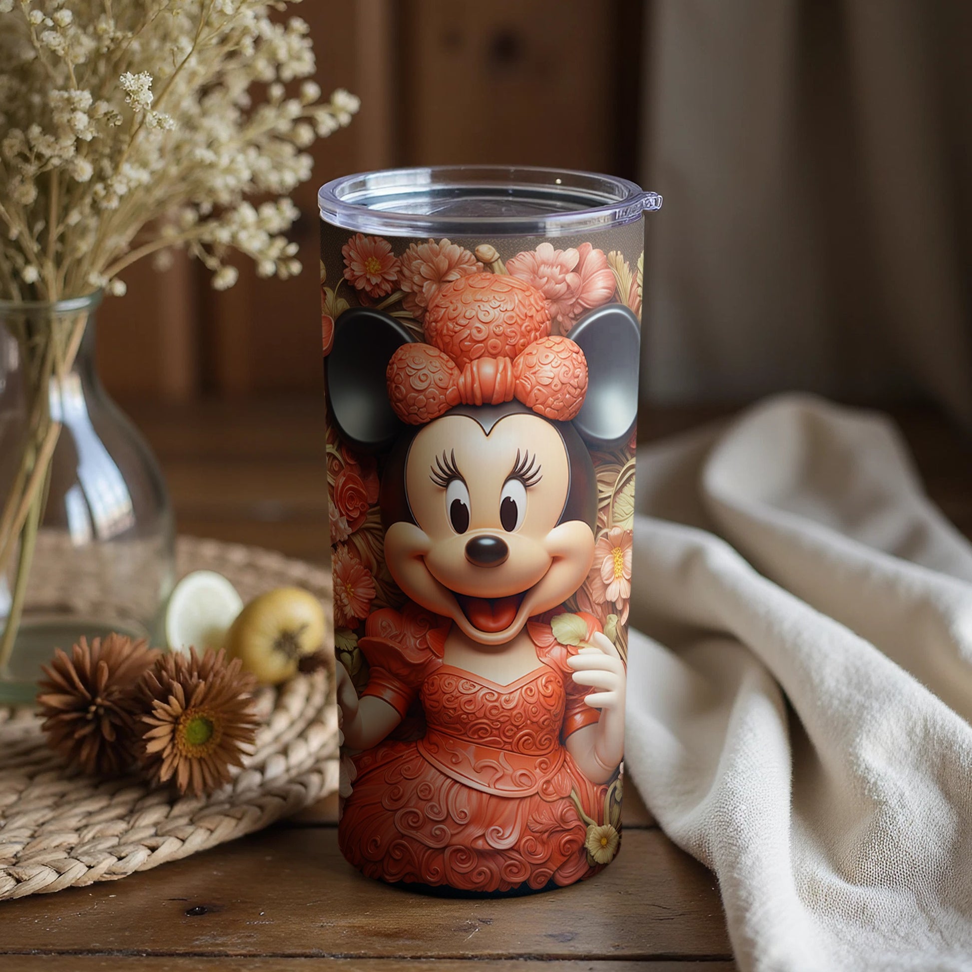 Minnie Mouse Themed Decorative Tumbler Product