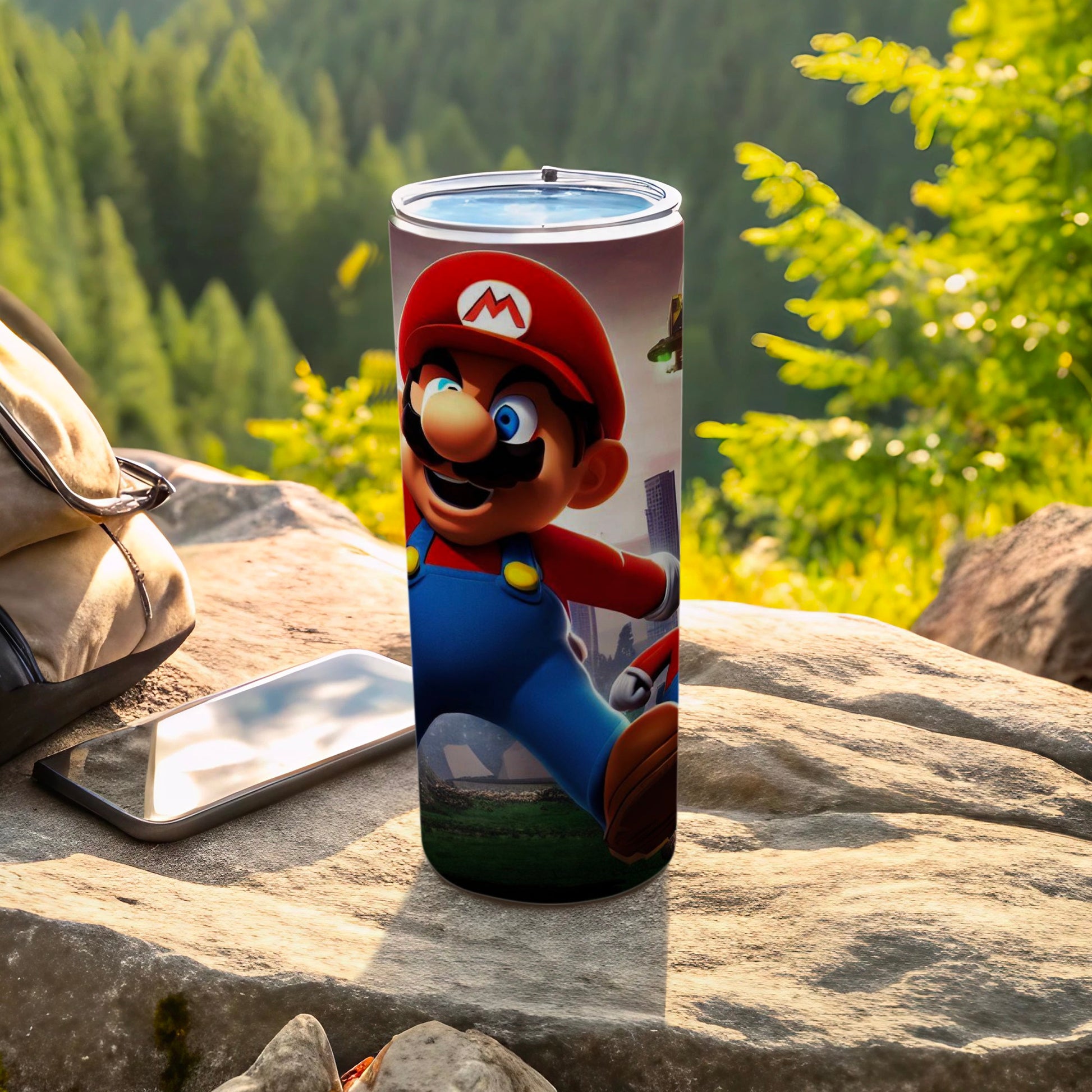 Colorful Mario Outdoor Insulated Stainless Steel Bottle