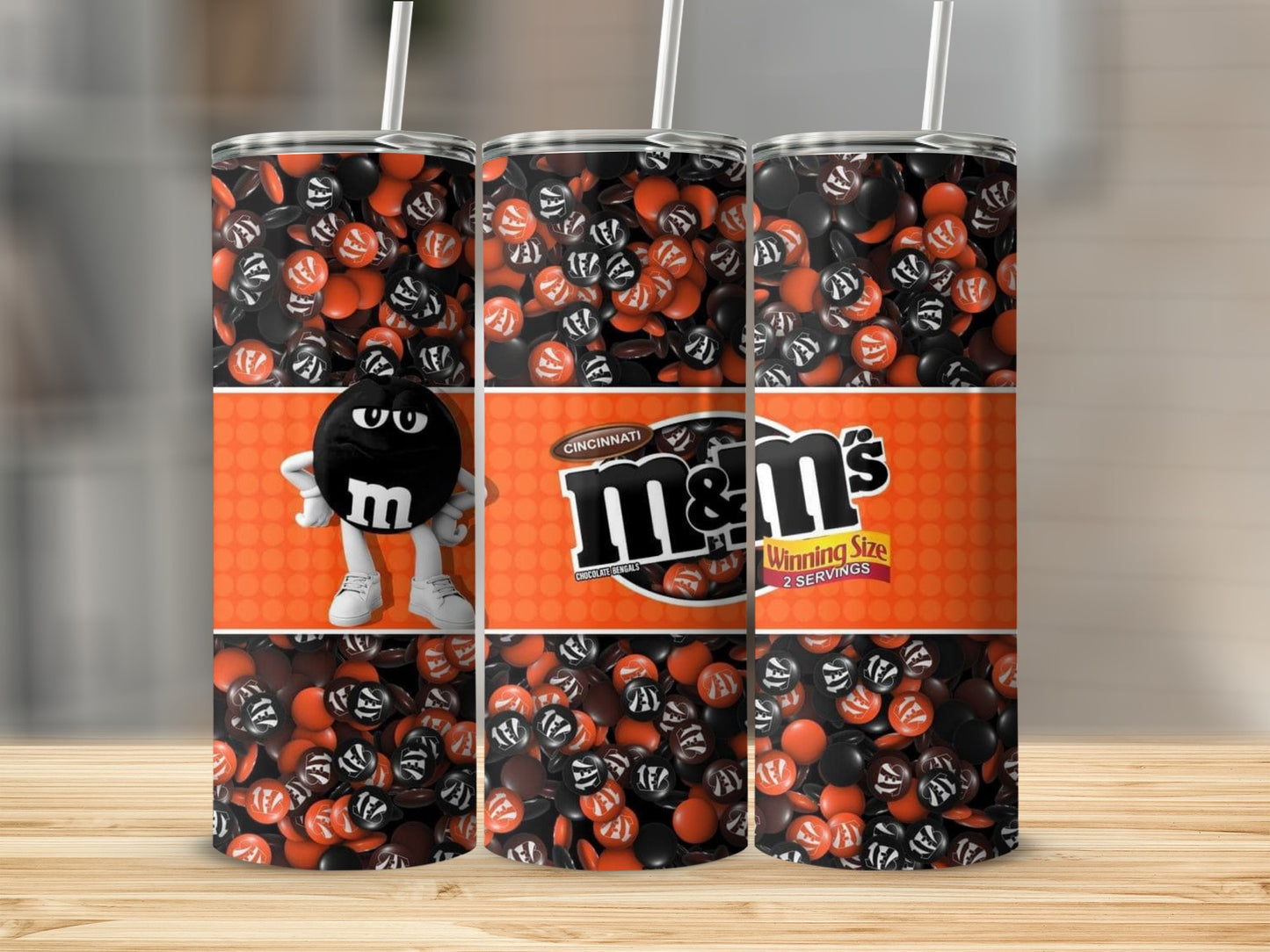 Cincinnati Bengals M&M's Winning Size Theme Tumblers