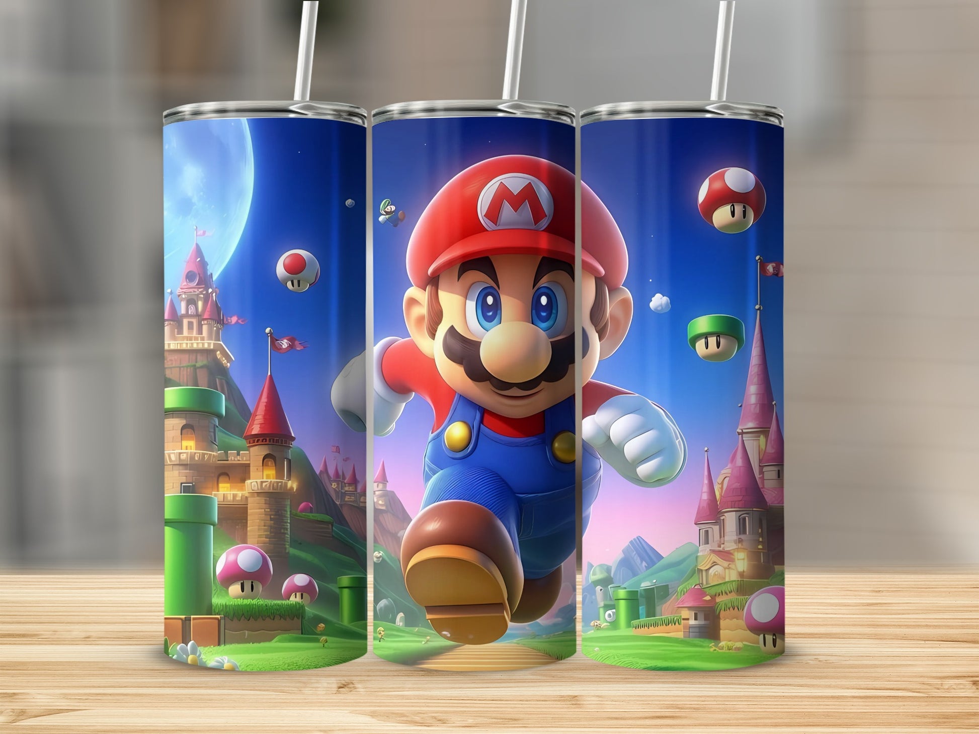 Super Mario Castle Adventure Tumbler Flask Thermos