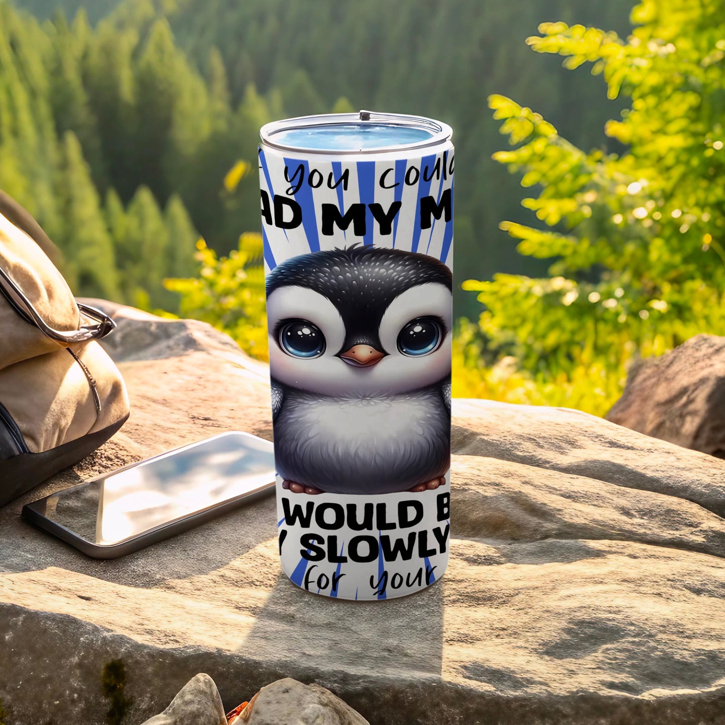 Adorable Penguin Design Keeps Your Beverage Cold Tumbler