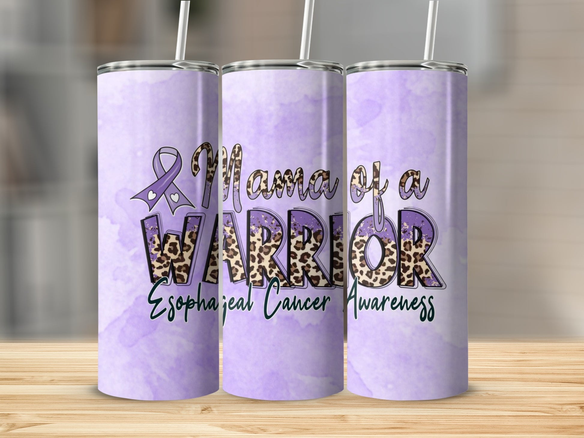 Mama of a Warrior Esophageal Cancer Awareness Tumbler