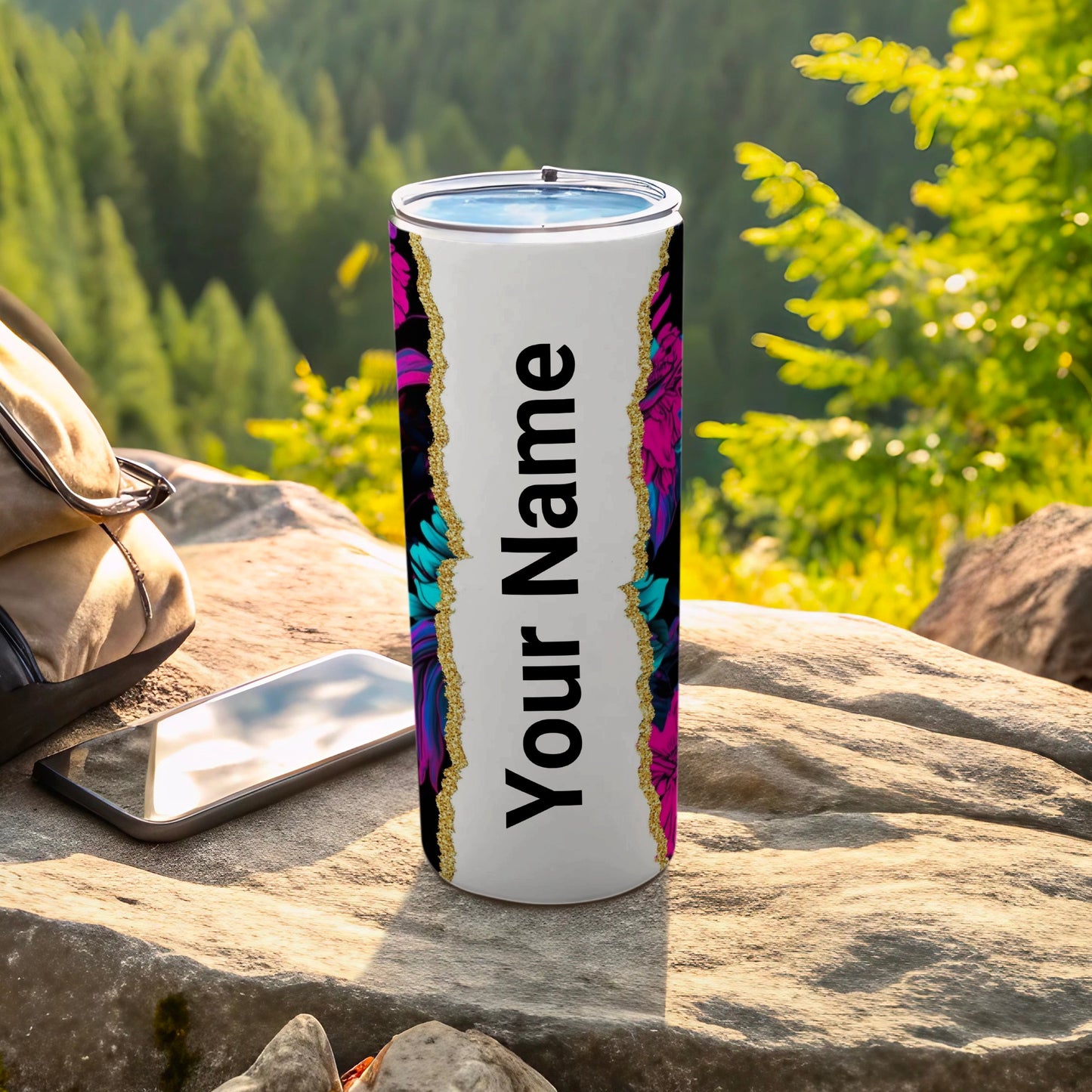 Personalized Your Name Insulated Travel Tumbler Product