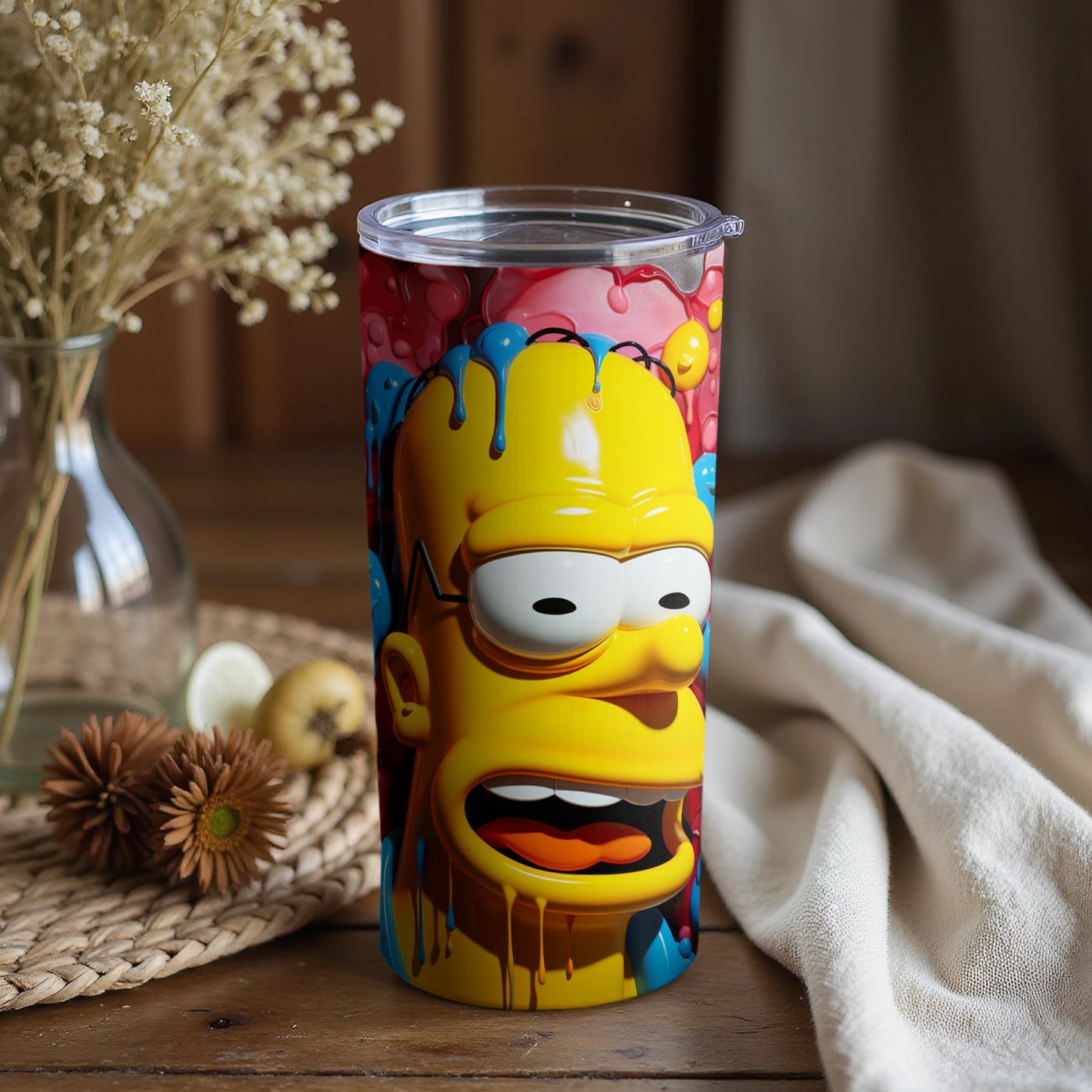 Unique Colorful Cartoon Character Tumbler for Fans