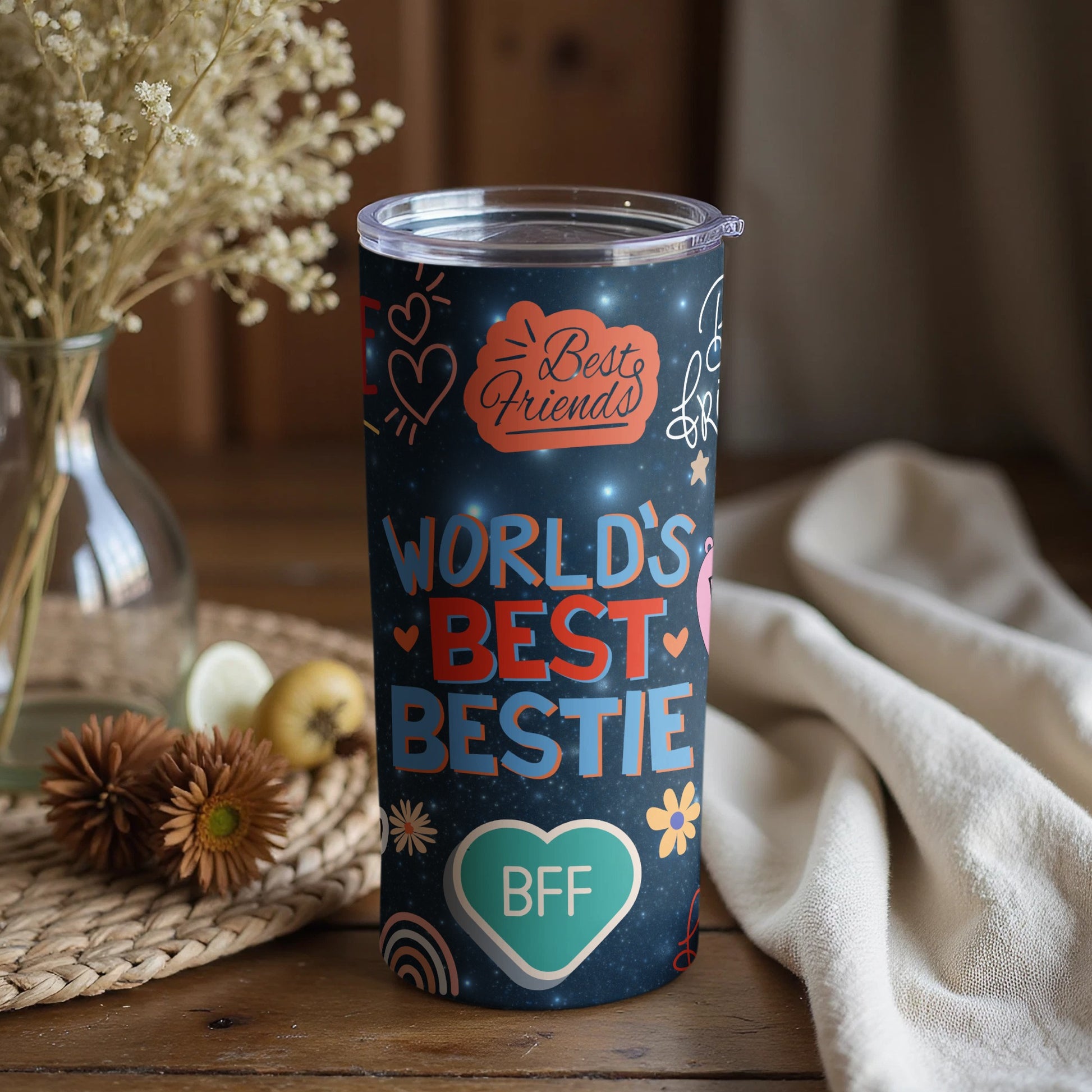 World's Best Bestie BFF Best Friends Gift Tumbler