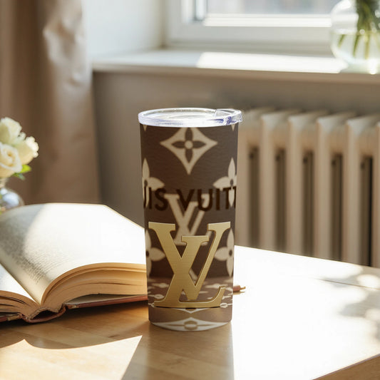 Stylish Designer-Inspired Tumbler Perfect as Gift