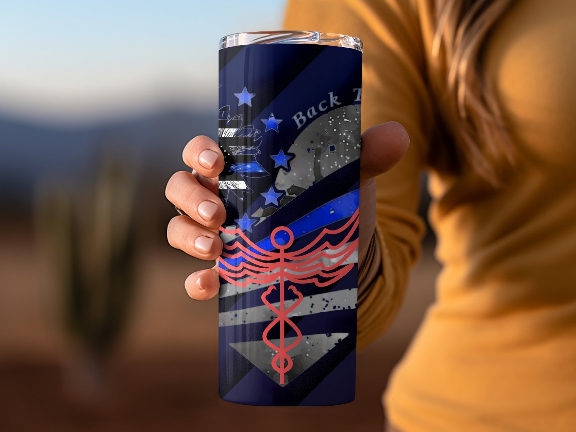 Patriotic Medical Custom Design Tumbler Product